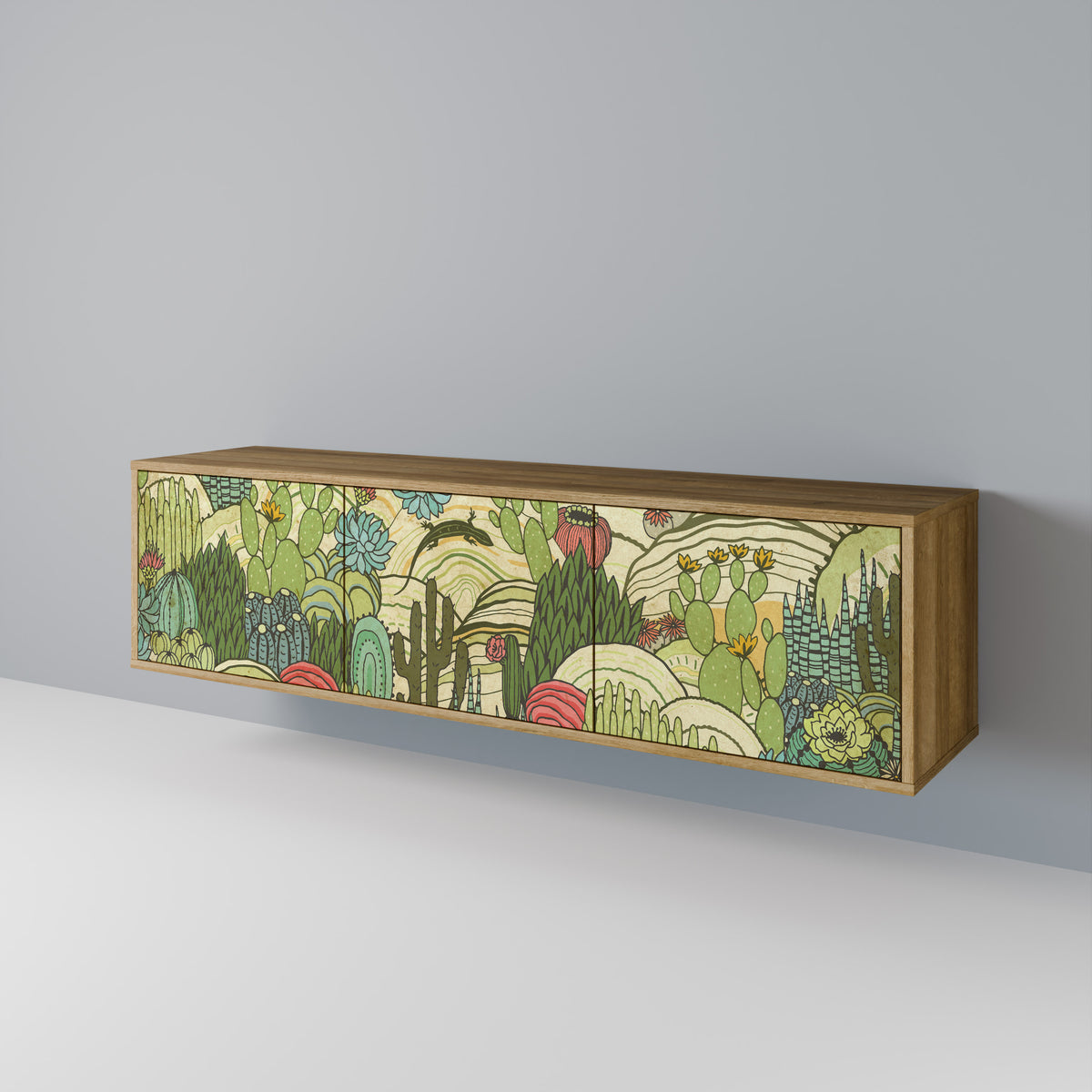 SUCCULENTS KALEIDOSCOPE Έπιπλο τηλεόρασης 3-θυρών