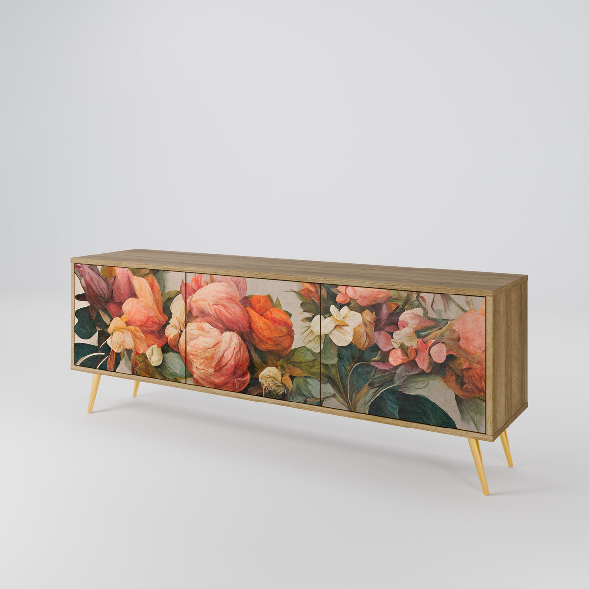 STYLISH BEAUTY Έπιπλο τηλεόρασης 3-θυρών