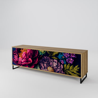 BLOOMING ELEGANCE Έπιπλο τηλεόρασης 3-θυρών