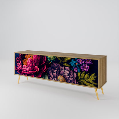 BLOOMING ELEGANCE Έπιπλο τηλεόρασης 3-θυρών