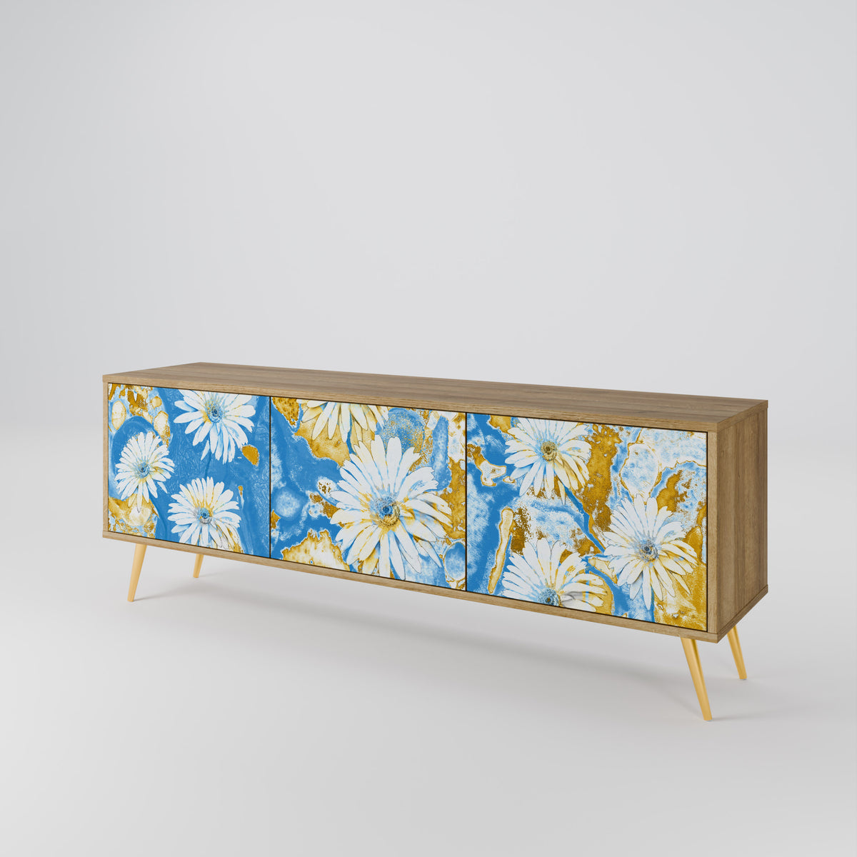 DAISY LUXE Έπιπλο τηλεόρασης 3-θυρών