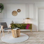 TROPICAL BEAUTY 3-Door TV Cabinet