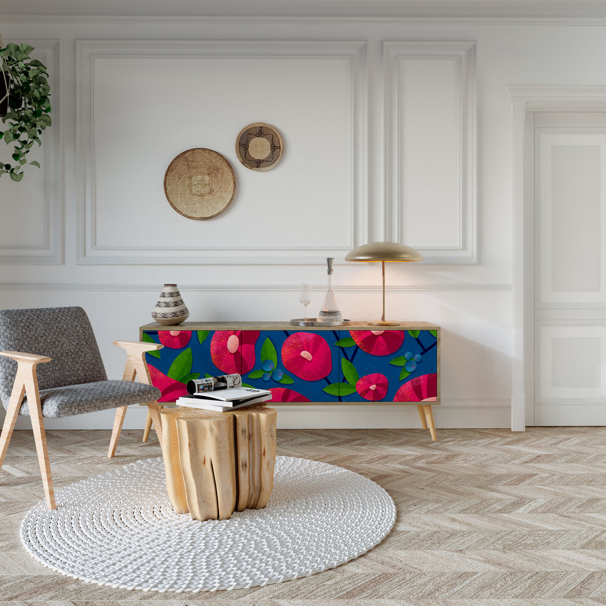 SPRING THOUGHTS Έπιπλο τηλεόρασης 3-θυρών