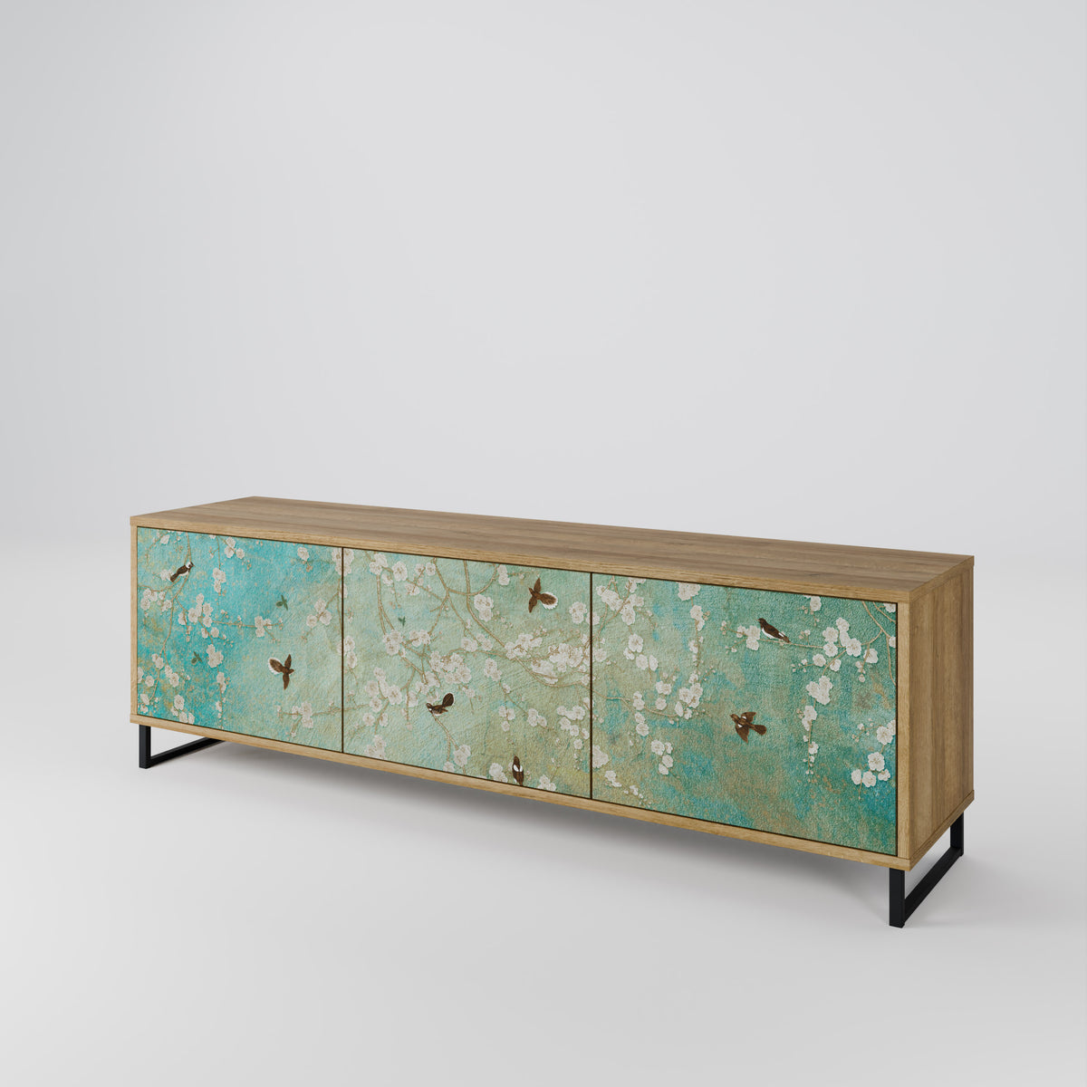 BLOOMING CHARM Έπιπλο τηλεόρασης 3-θυρών