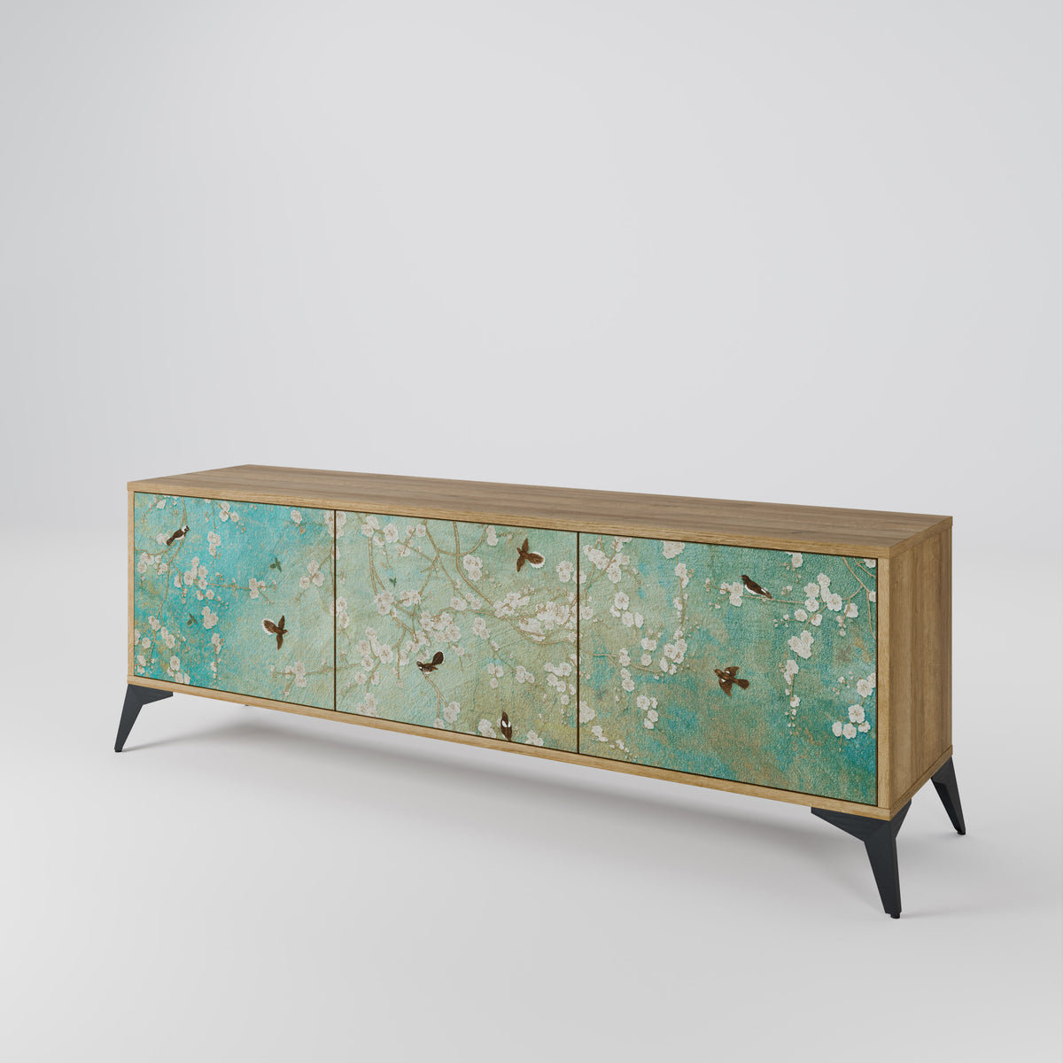 BLOOMING CHARM Έπιπλο τηλεόρασης 3-θυρών