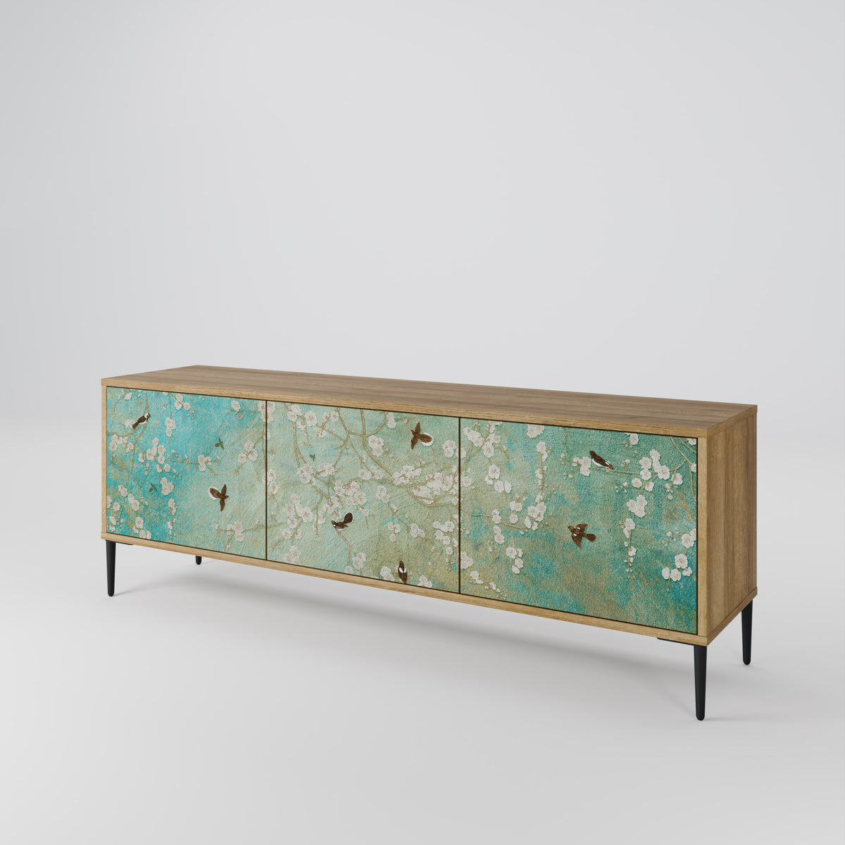 BLOOMING CHARM Έπιπλο τηλεόρασης 3-θυρών