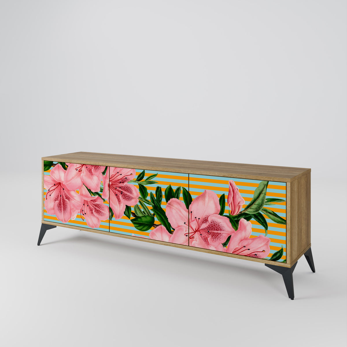 FRAGILE BEAUTY Έπιπλο τηλεόρασης 3-θυρών