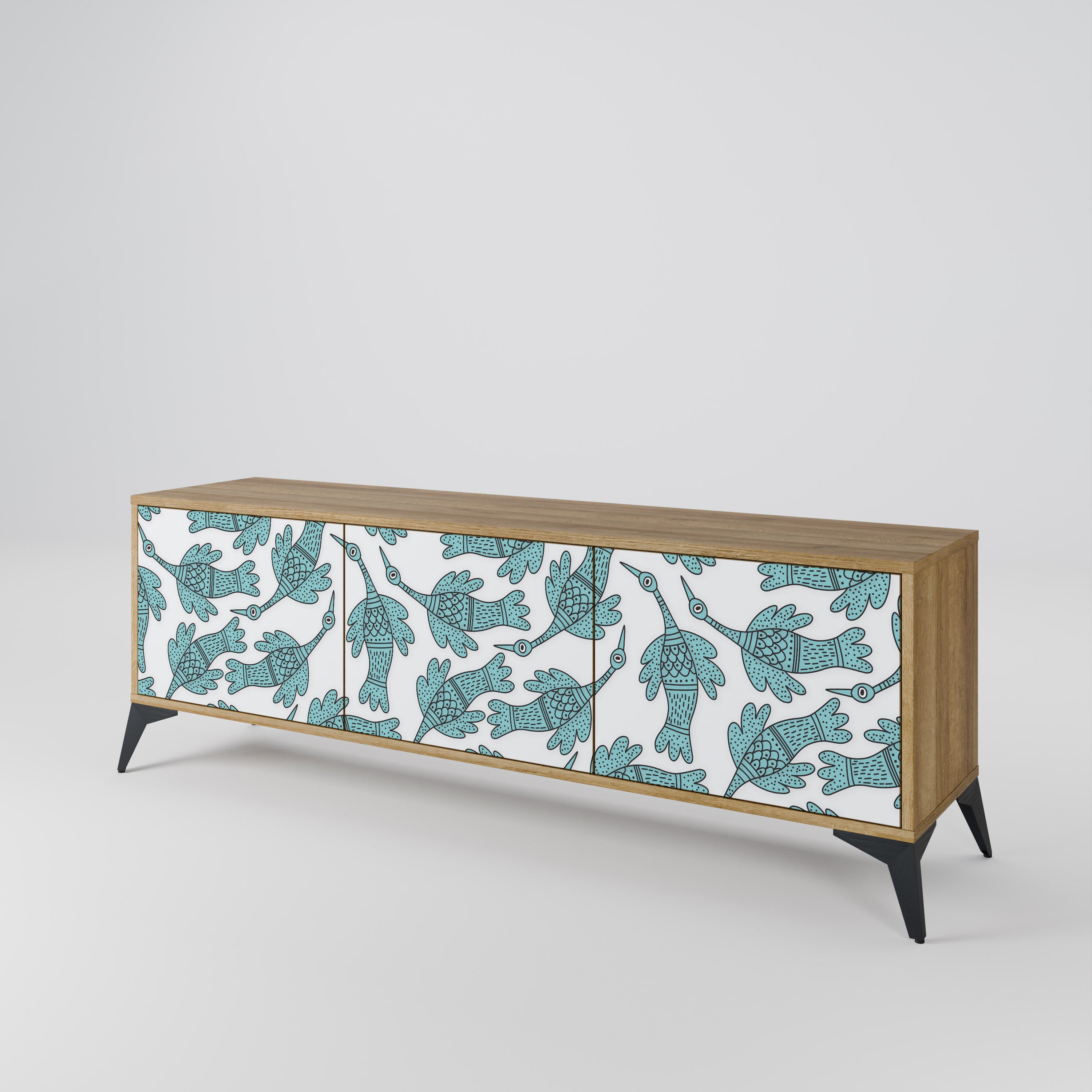 WATERSPOUT SONGIBIRD 3-Door TV Cabinet