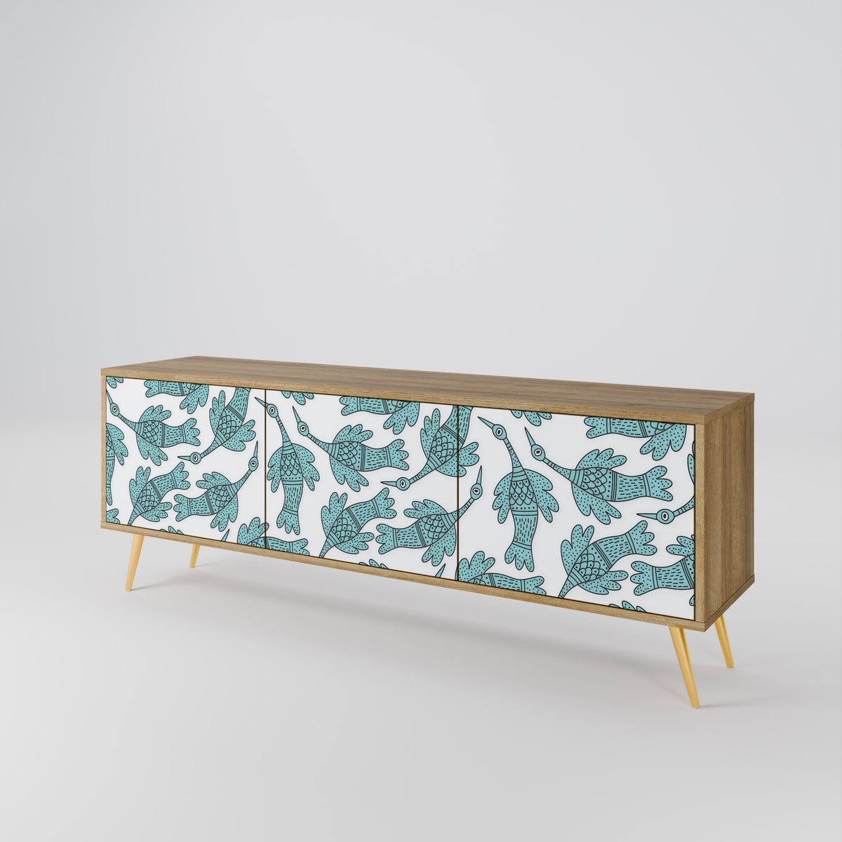 WATERSPOUT SONGIBIRD 3-Door TV Cabinet