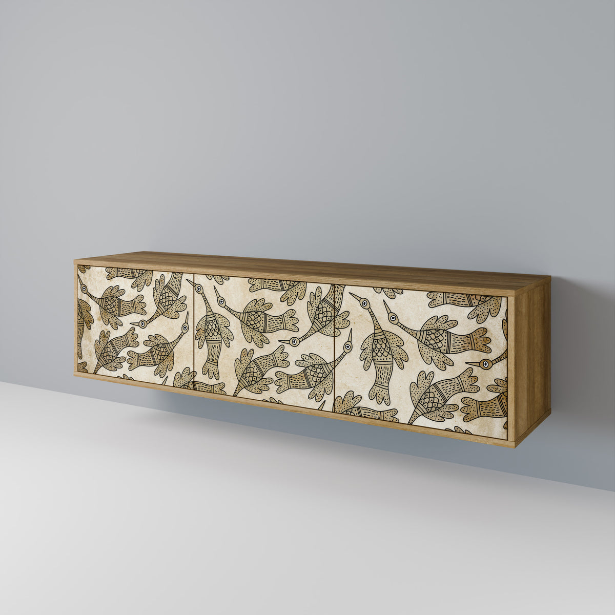 ALMONDINE SONGBIRD Έπιπλο τηλεόρασης 3-θυρών