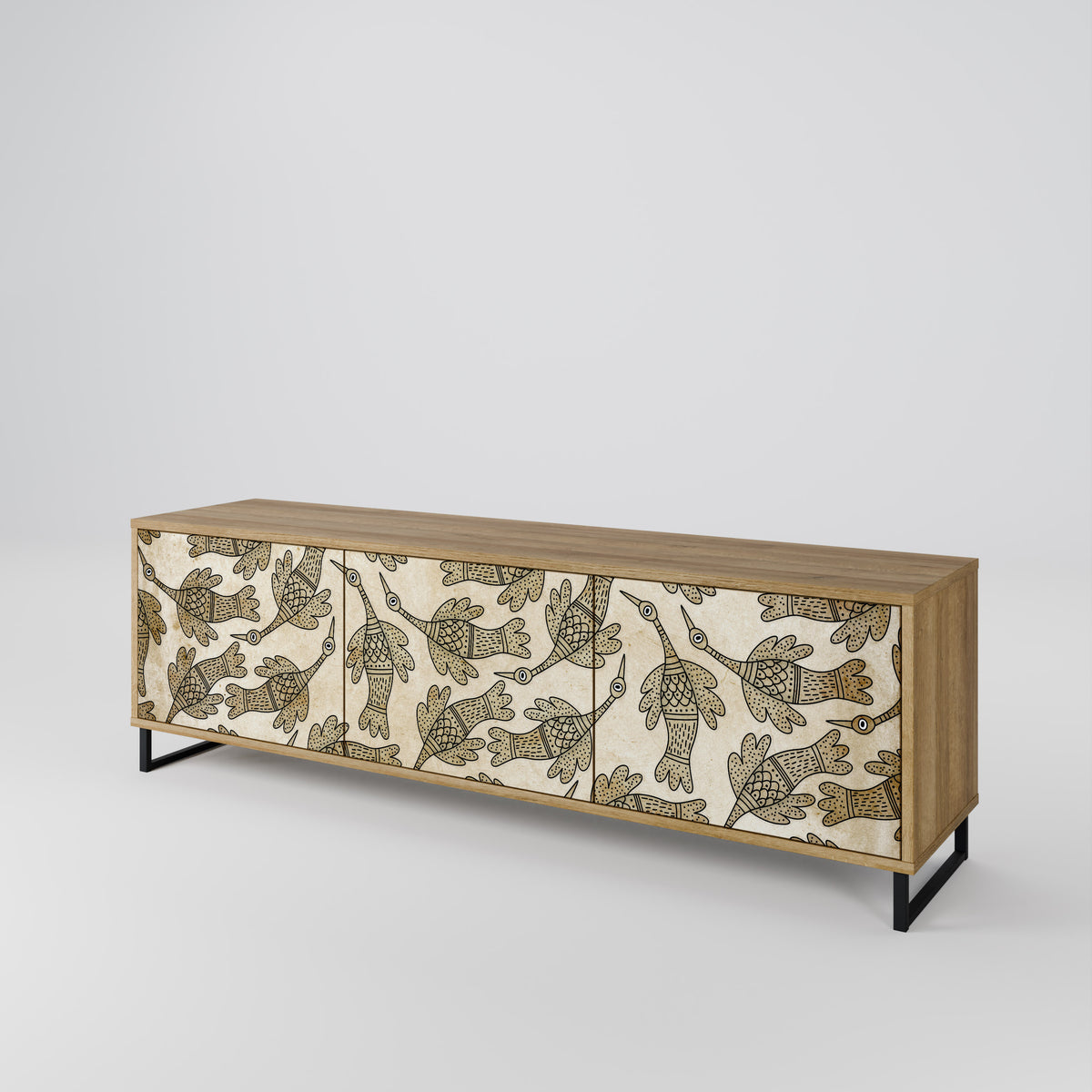 ALMONDINE SONGBIRD Έπιπλο τηλεόρασης 3-θυρών