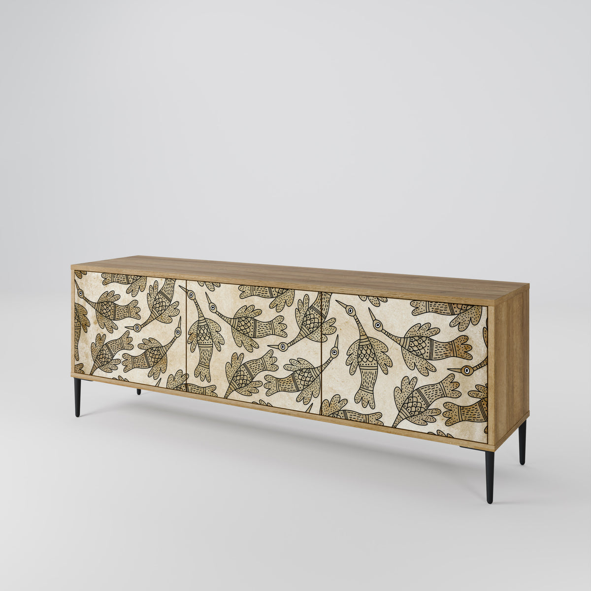 ALMONDINE SONGBIRD Έπιπλο τηλεόρασης 3-θυρών