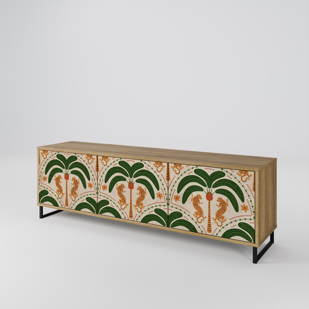 DANCING PREDATORS Έπιπλο τηλεόρασης 3-θυρών