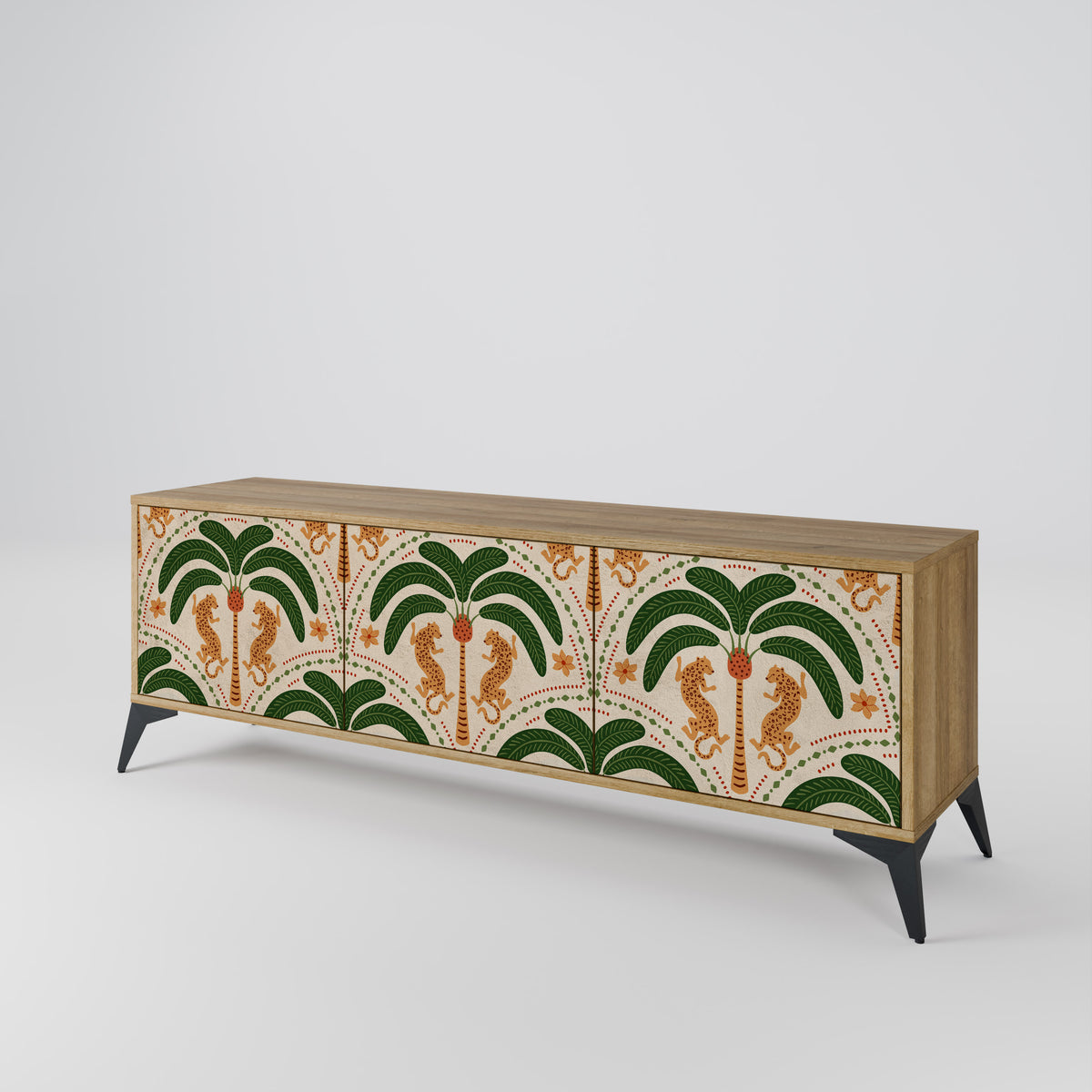 DANCING PREDATORS Έπιπλο τηλεόρασης 3-θυρών