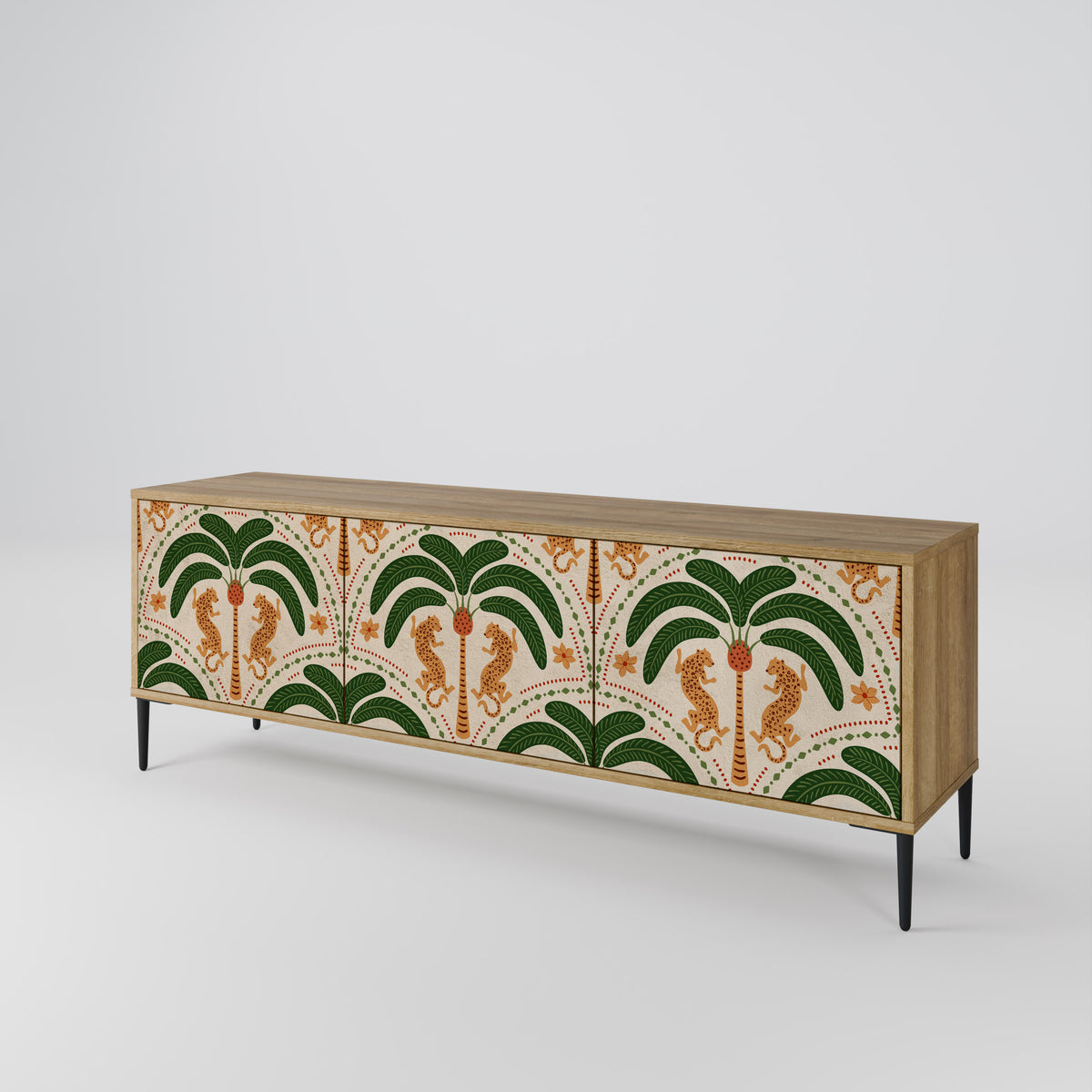 DANCING PREDATORS Έπιπλο τηλεόρασης 3-θυρών