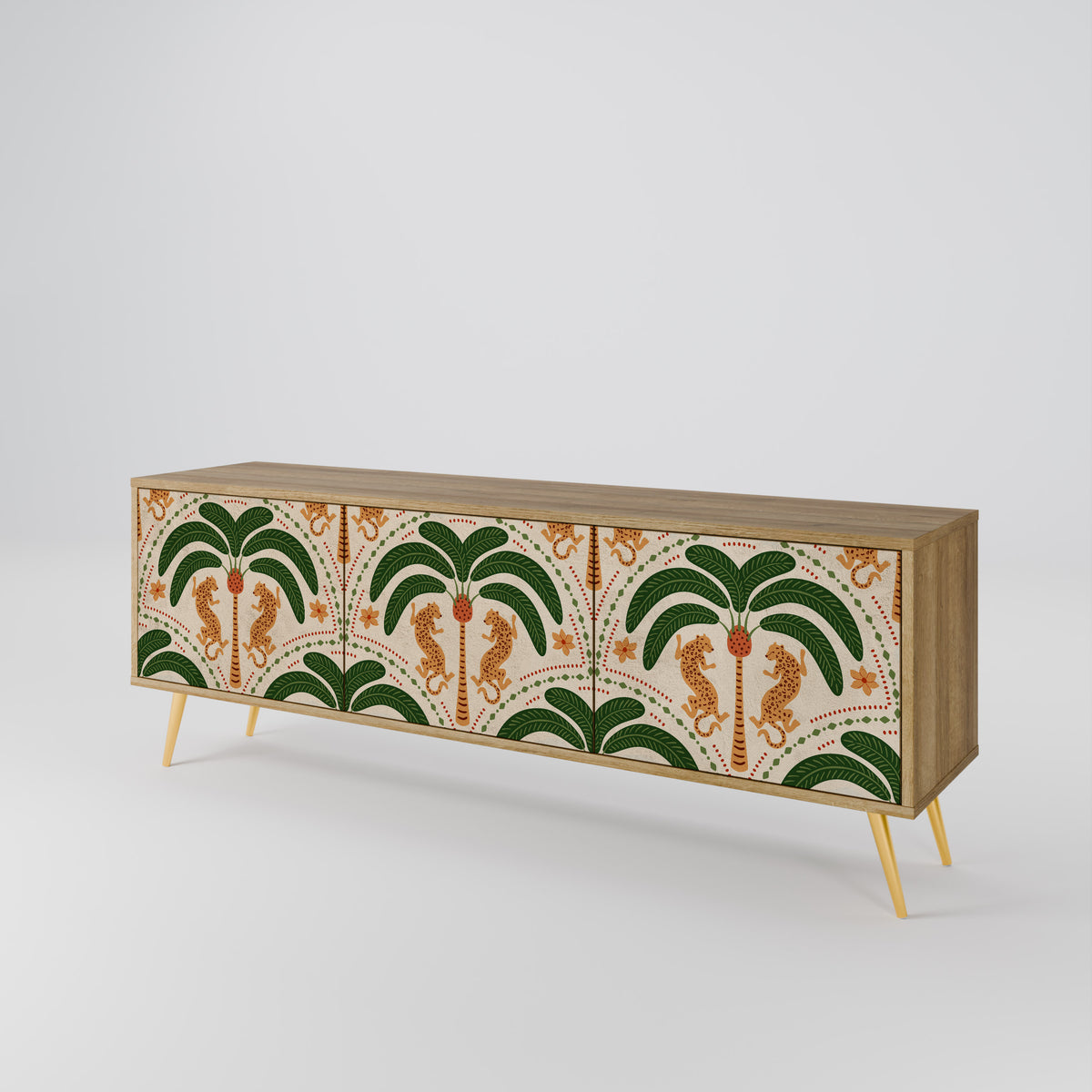 DANCING PREDATORS Έπιπλο τηλεόρασης 3-θυρών