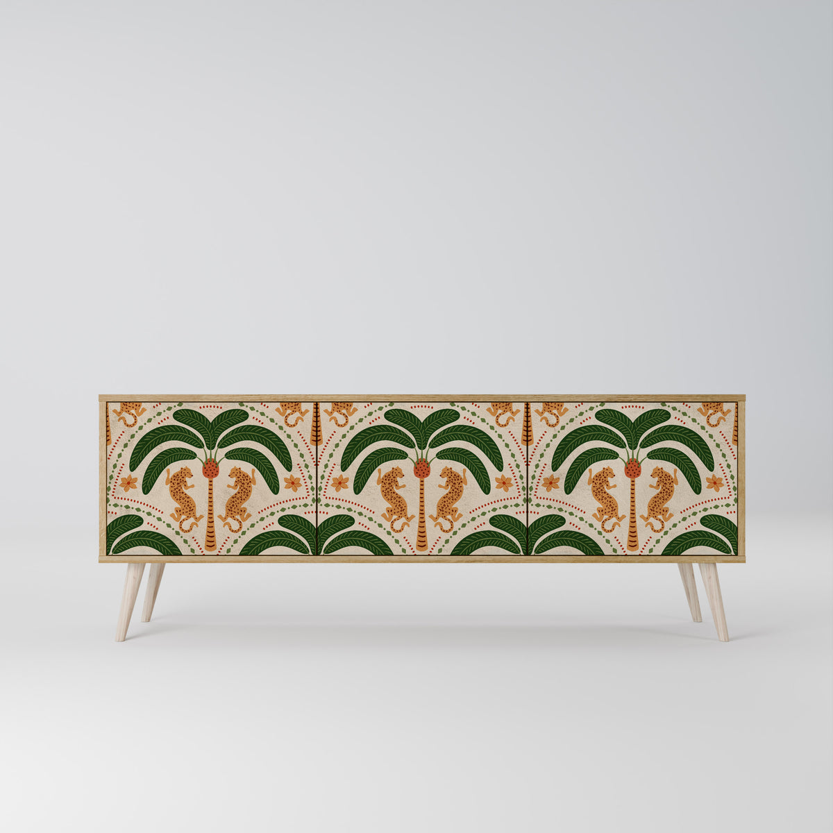 DANCING PREDATORS Έπιπλο τηλεόρασης 3-θυρών