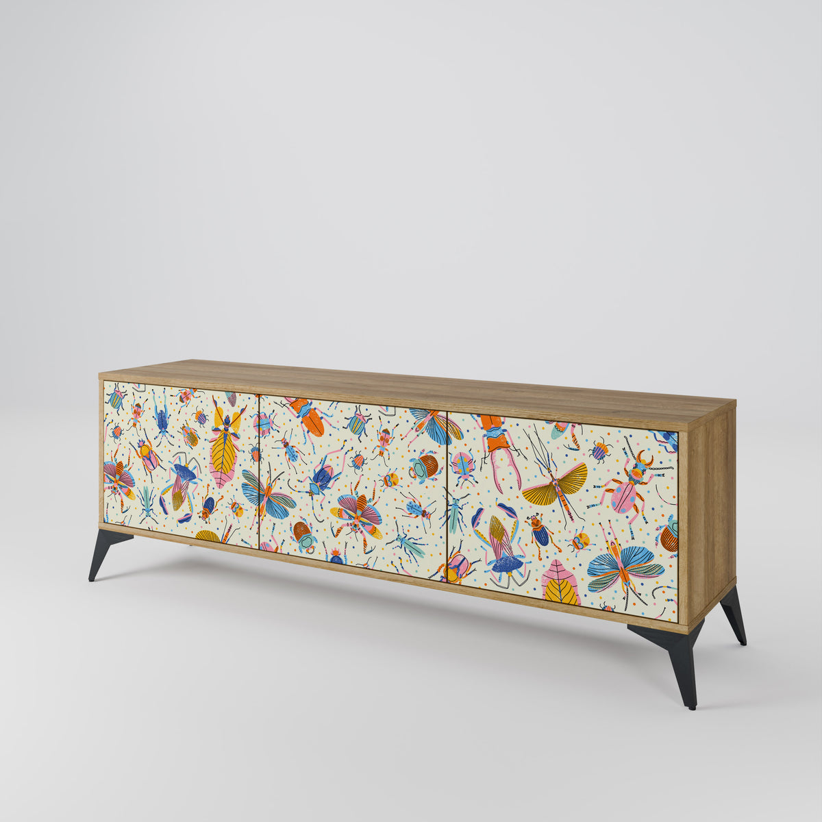 COLORFUL INSECTS Έπιπλο τηλεόρασης 3-θυρών