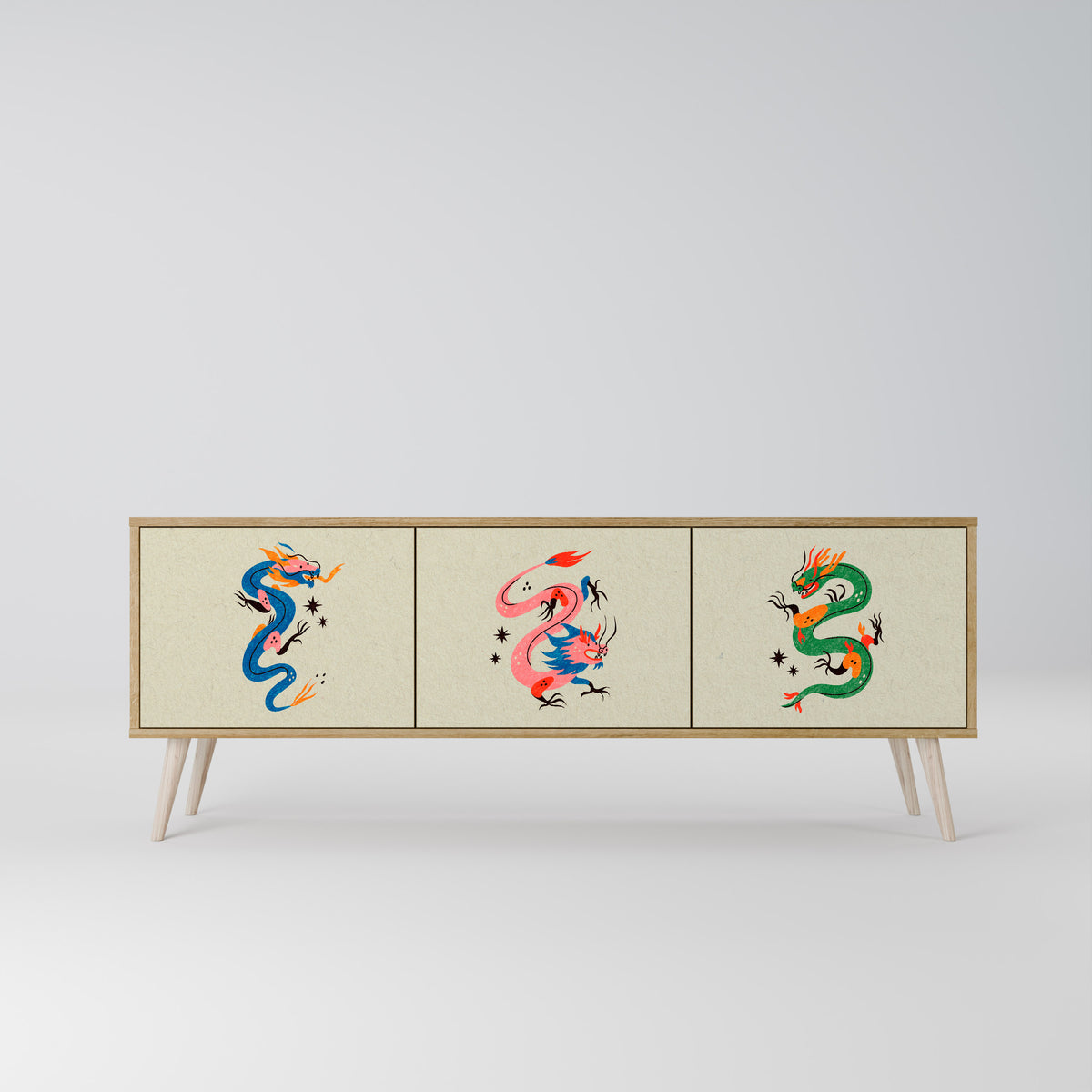 MYTHOLOGICAL CREATURES Έπιπλο τηλεόρασης 3-θυρών