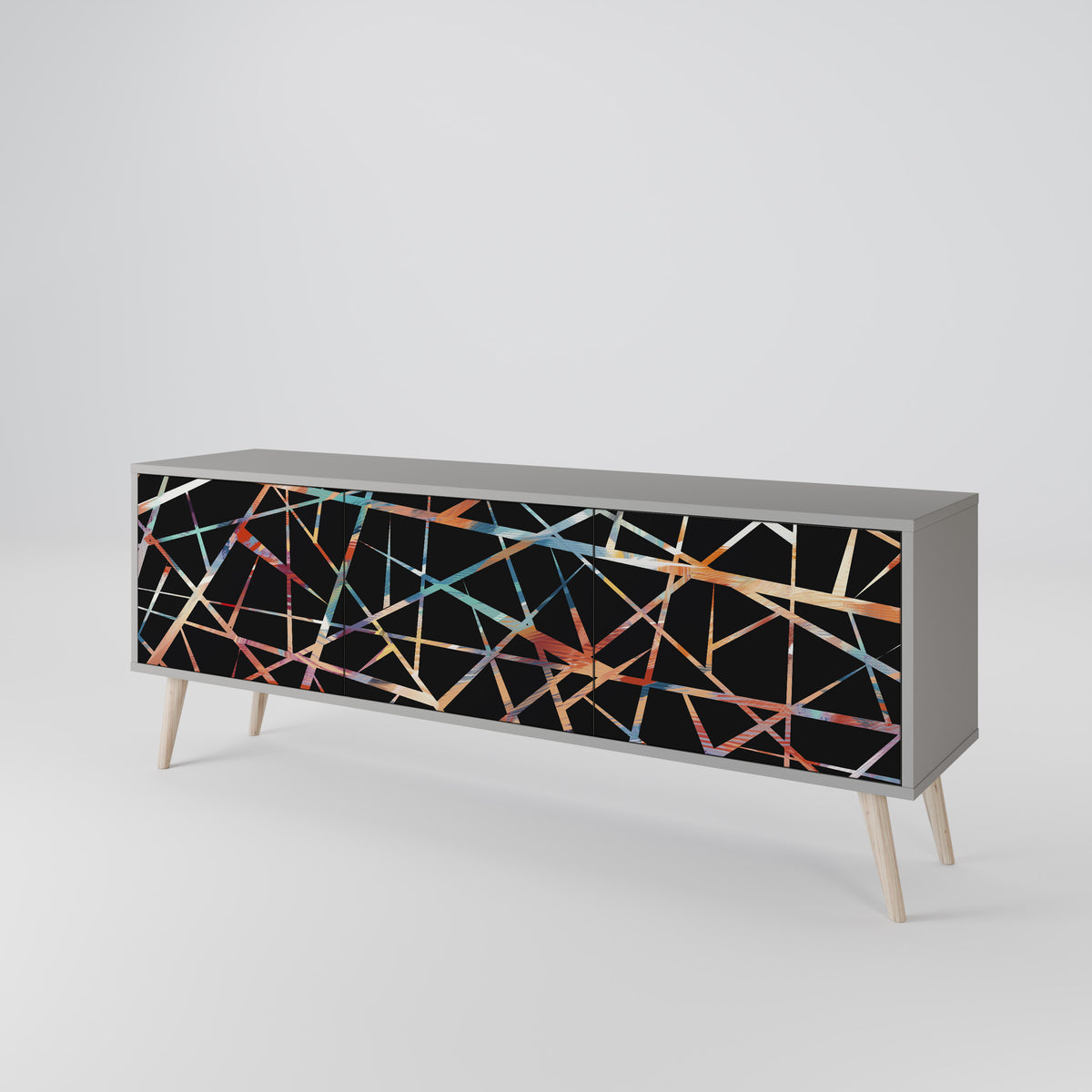 POLYGON VERVE 3-Door TV Cabinet