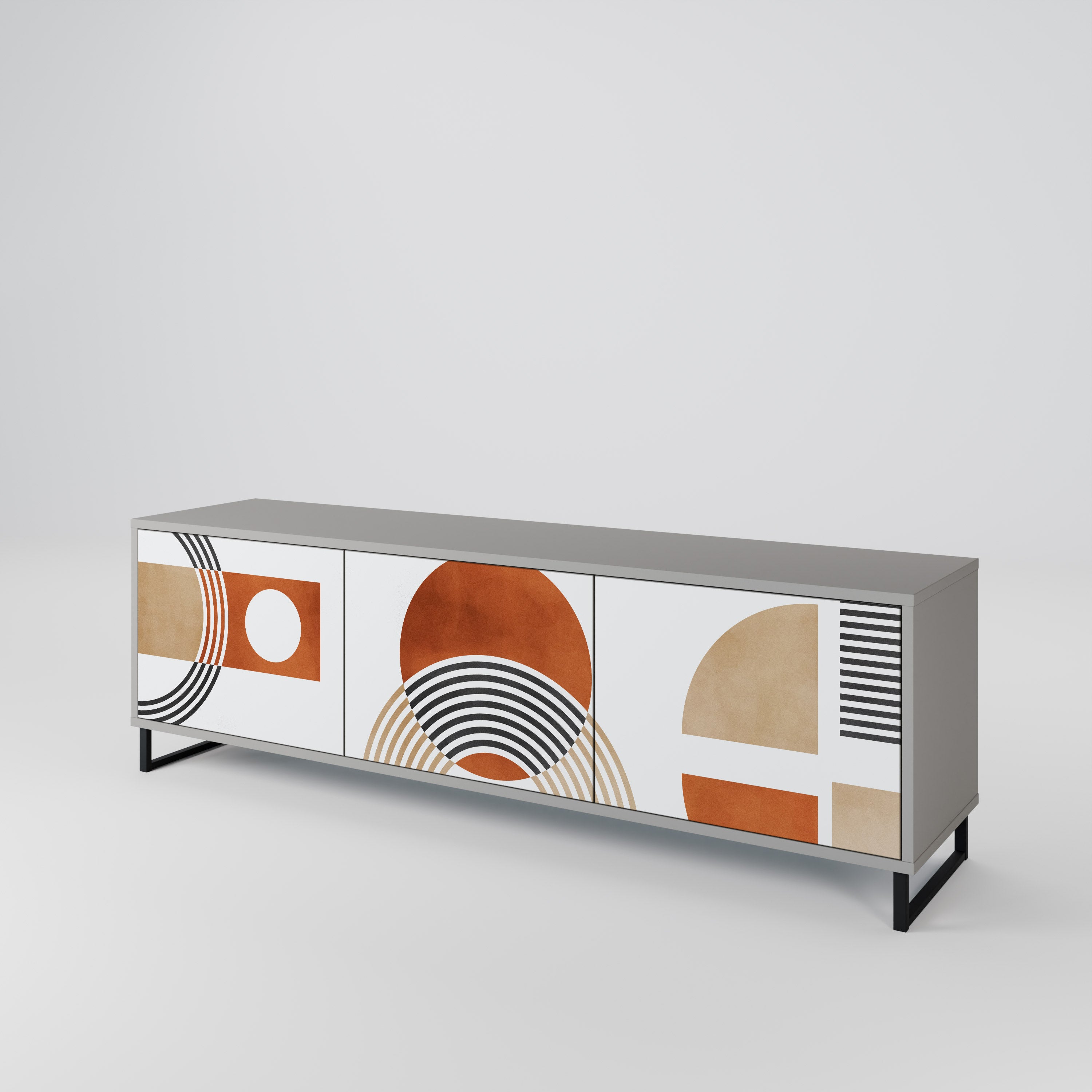 CIRCLE RHYTM 3-Door TV Cabinet