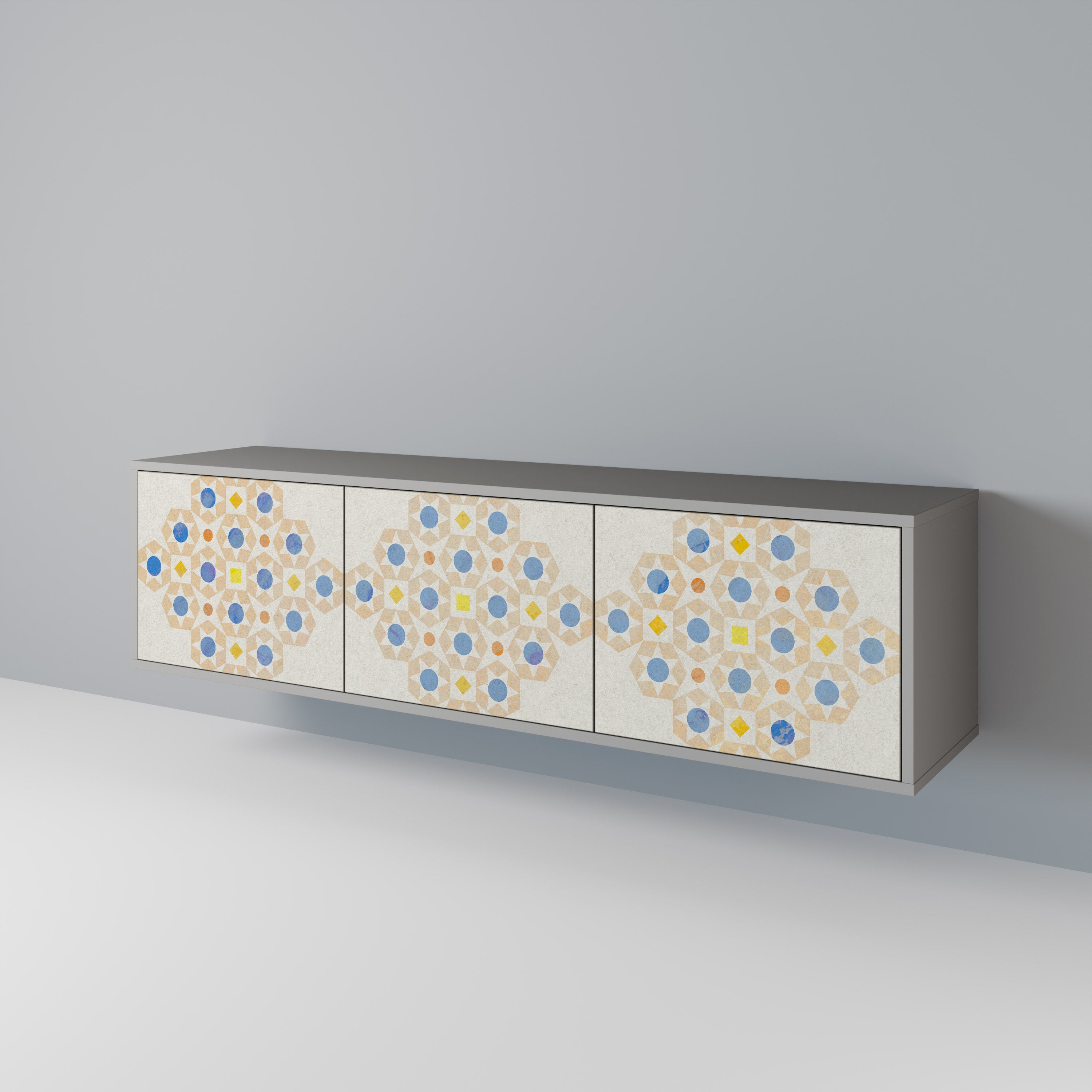 PATTERNED PRISM Έπιπλο τηλεόρασης 3-θυρών