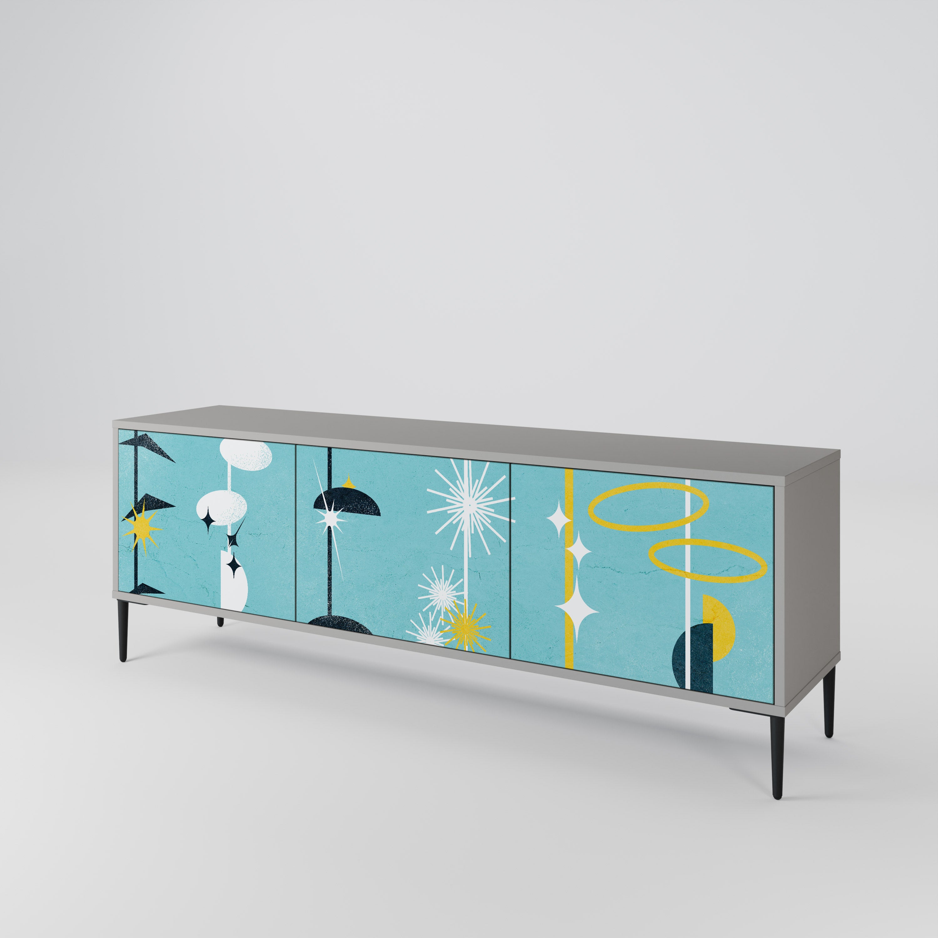 PATHS TO HAPPINESS 3-Door TV Cabinet