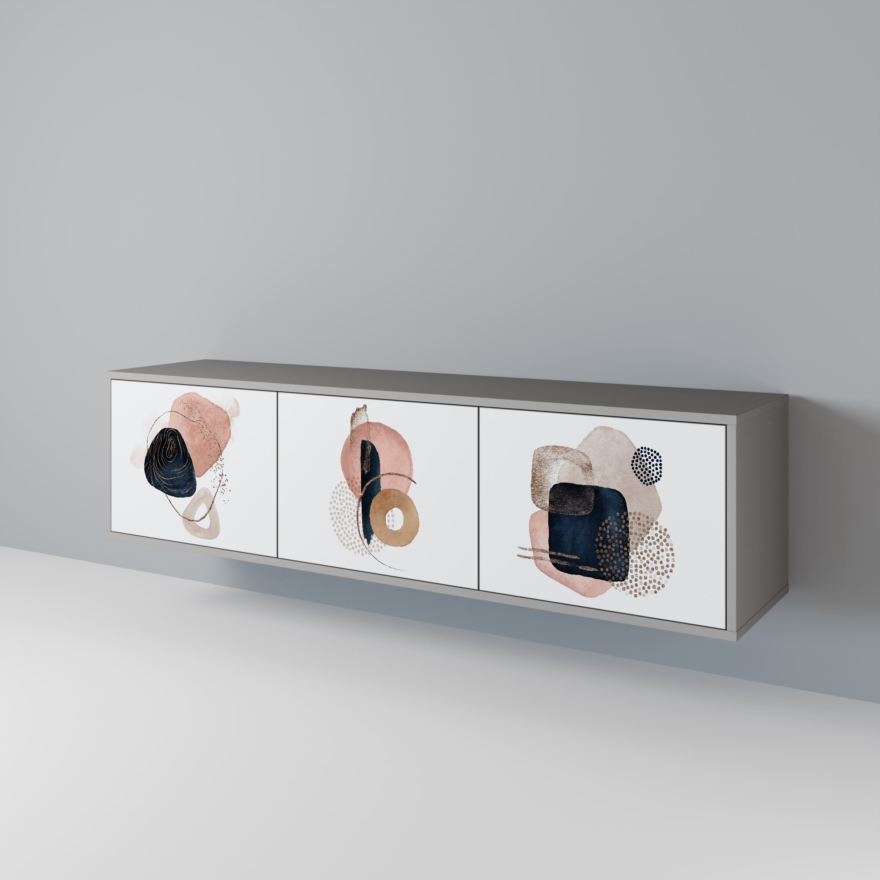 COLORFUL SHAPES 3-Door TV Cabinet