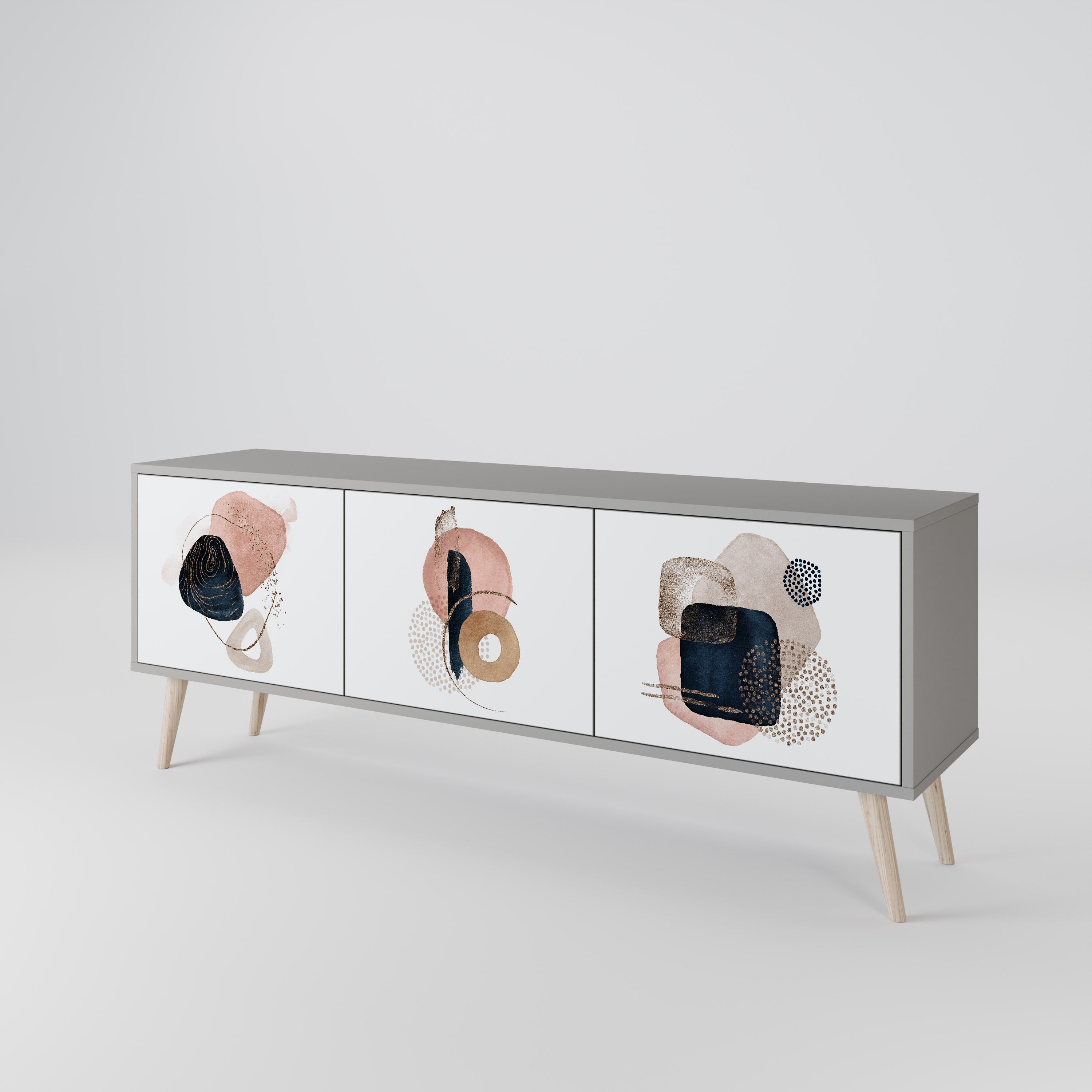 COLORFUL SHAPES 3-Door TV Cabinet