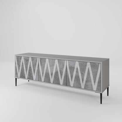 SOLID ZIG ZAG Έπιπλο τηλεόρασης 3-θυρών