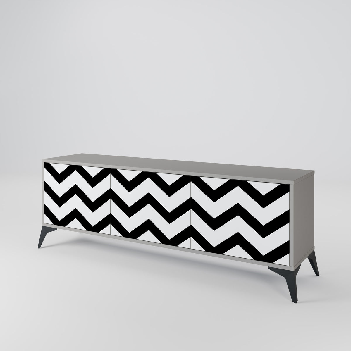 CLASSIC ZIG ZAG Έπιπλο τηλεόρασης 3-θυρών
