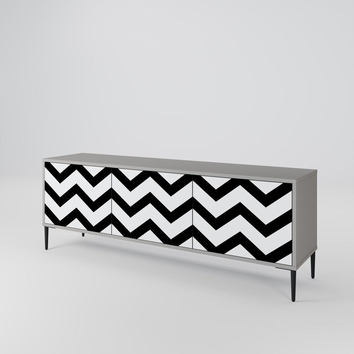 CLASSIC ZIG ZAG Έπιπλο τηλεόρασης 3-θυρών