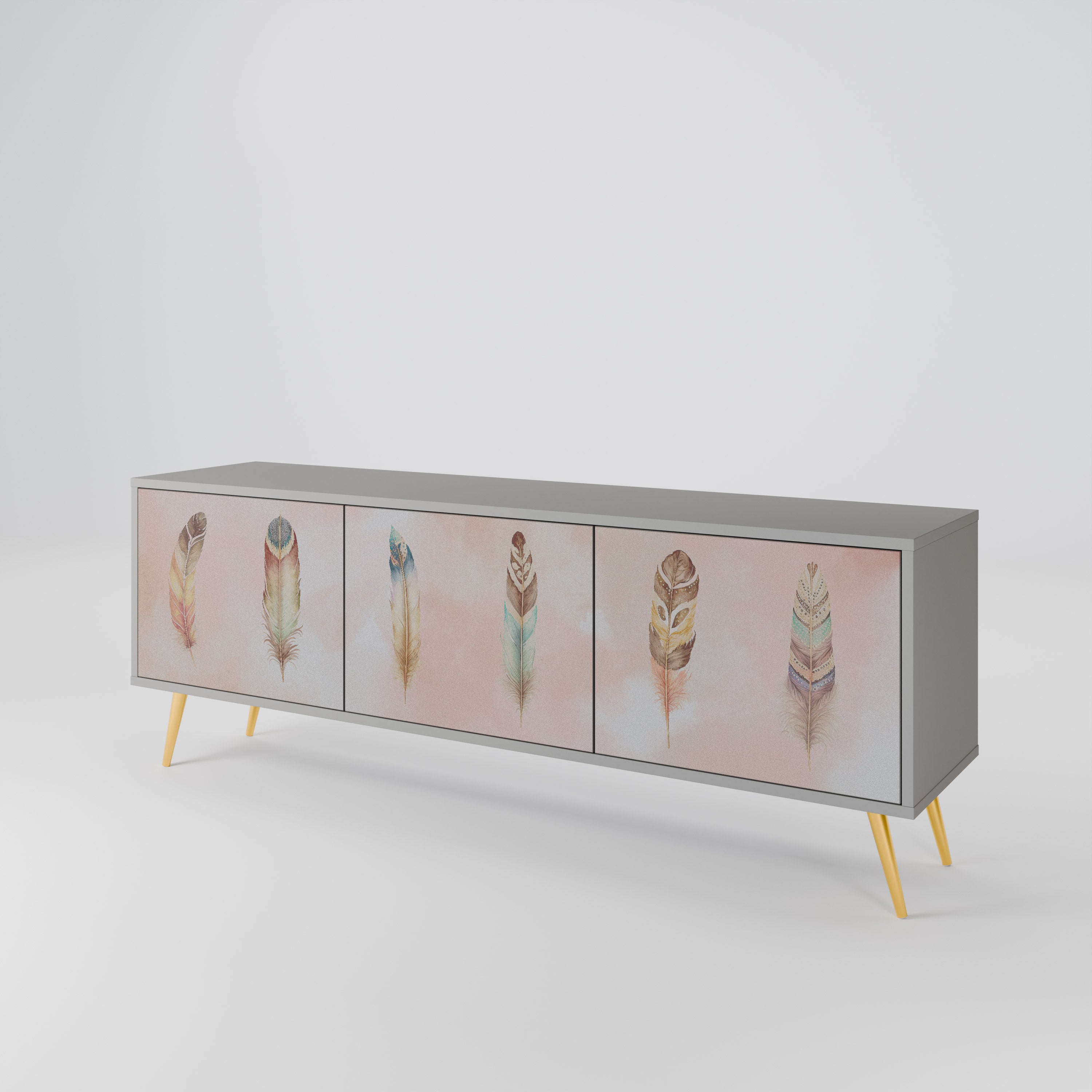THE DELIQUESCE 3-Door TV Cabinet