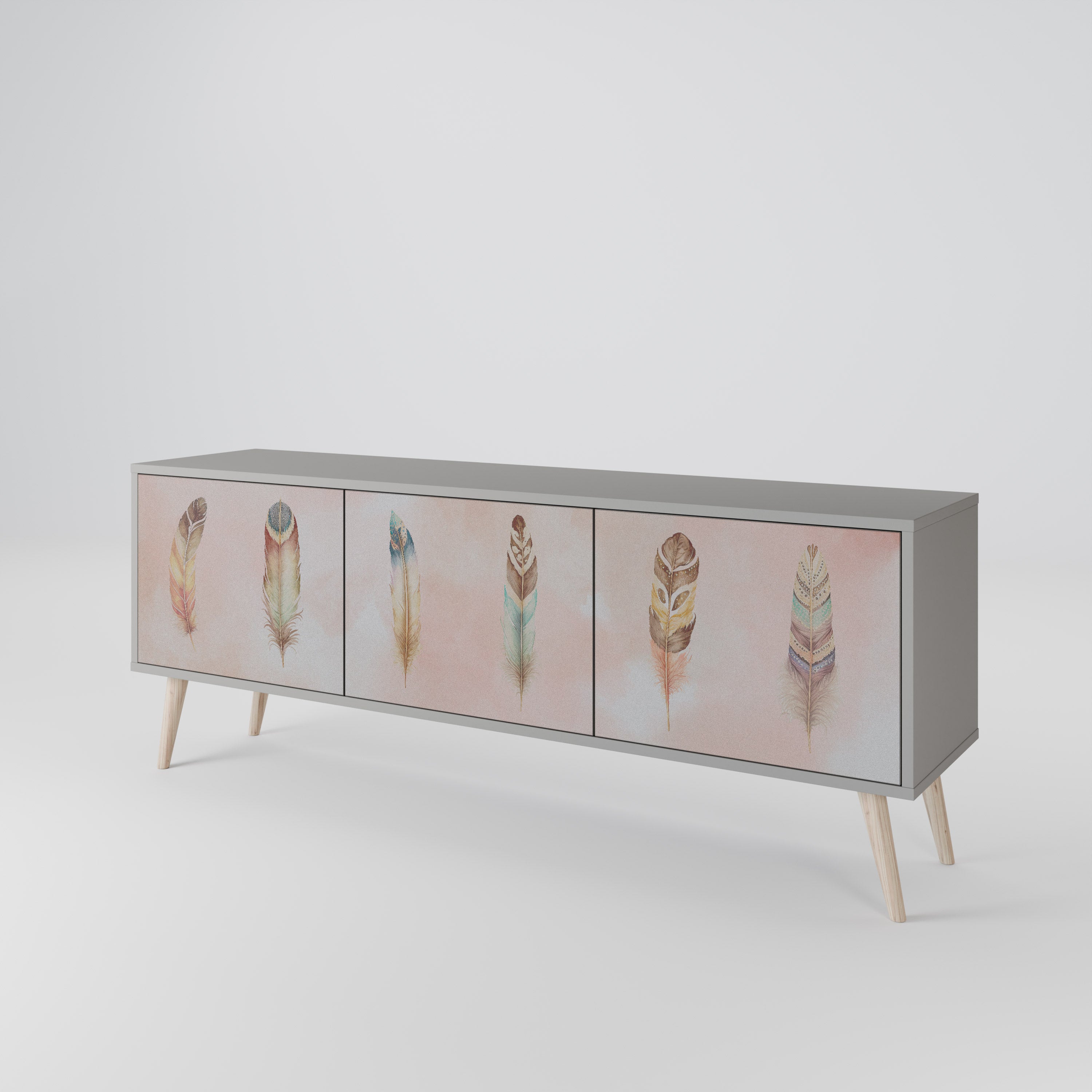 THE DELIQUESCE 3-Door TV Cabinet