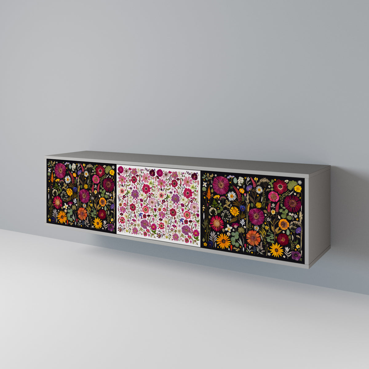 DAYNITE GARDEN Έπιπλο τηλεόρασης 3-θυρών