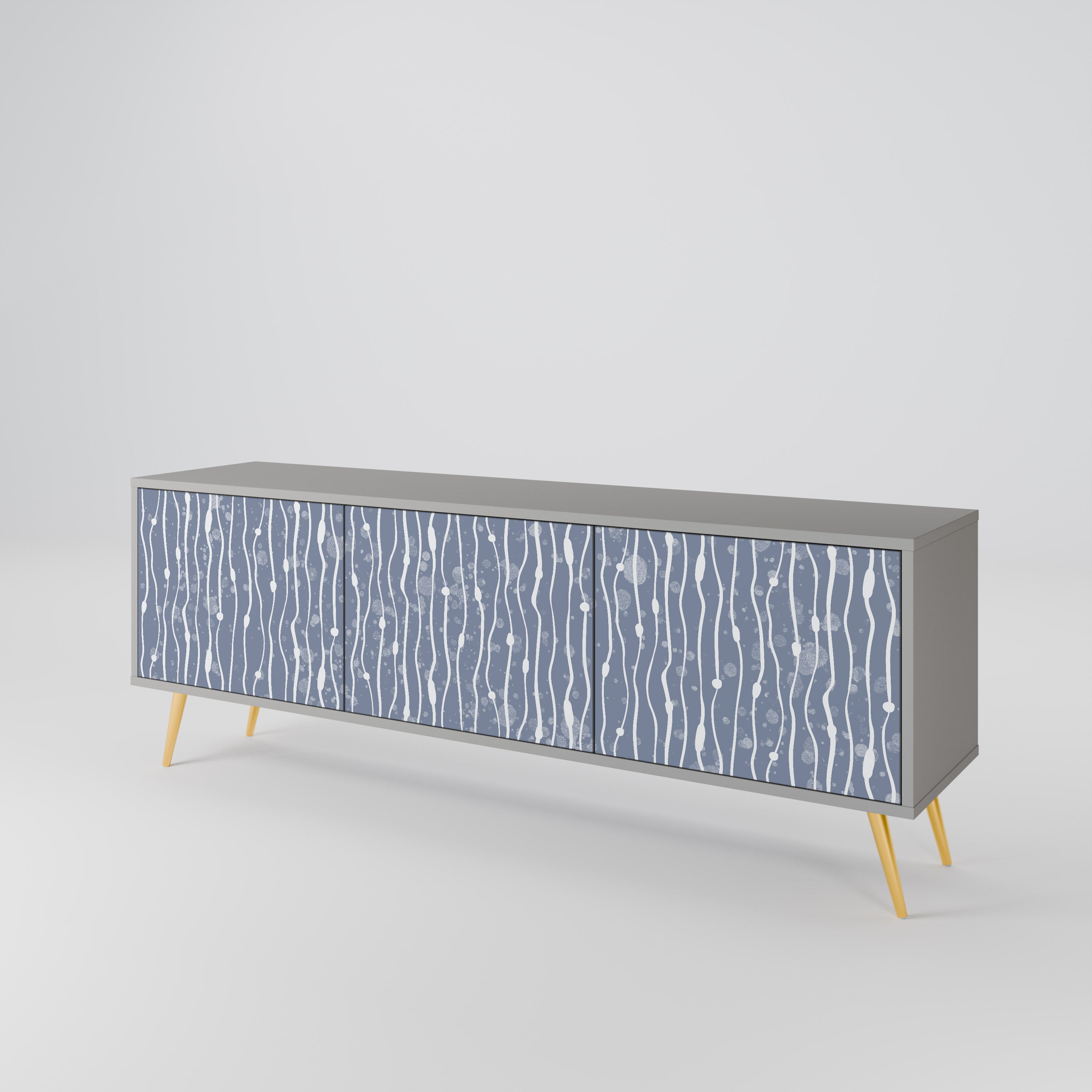 GRAPHITE RAIN Έπιπλο τηλεόρασης 3-θυρών