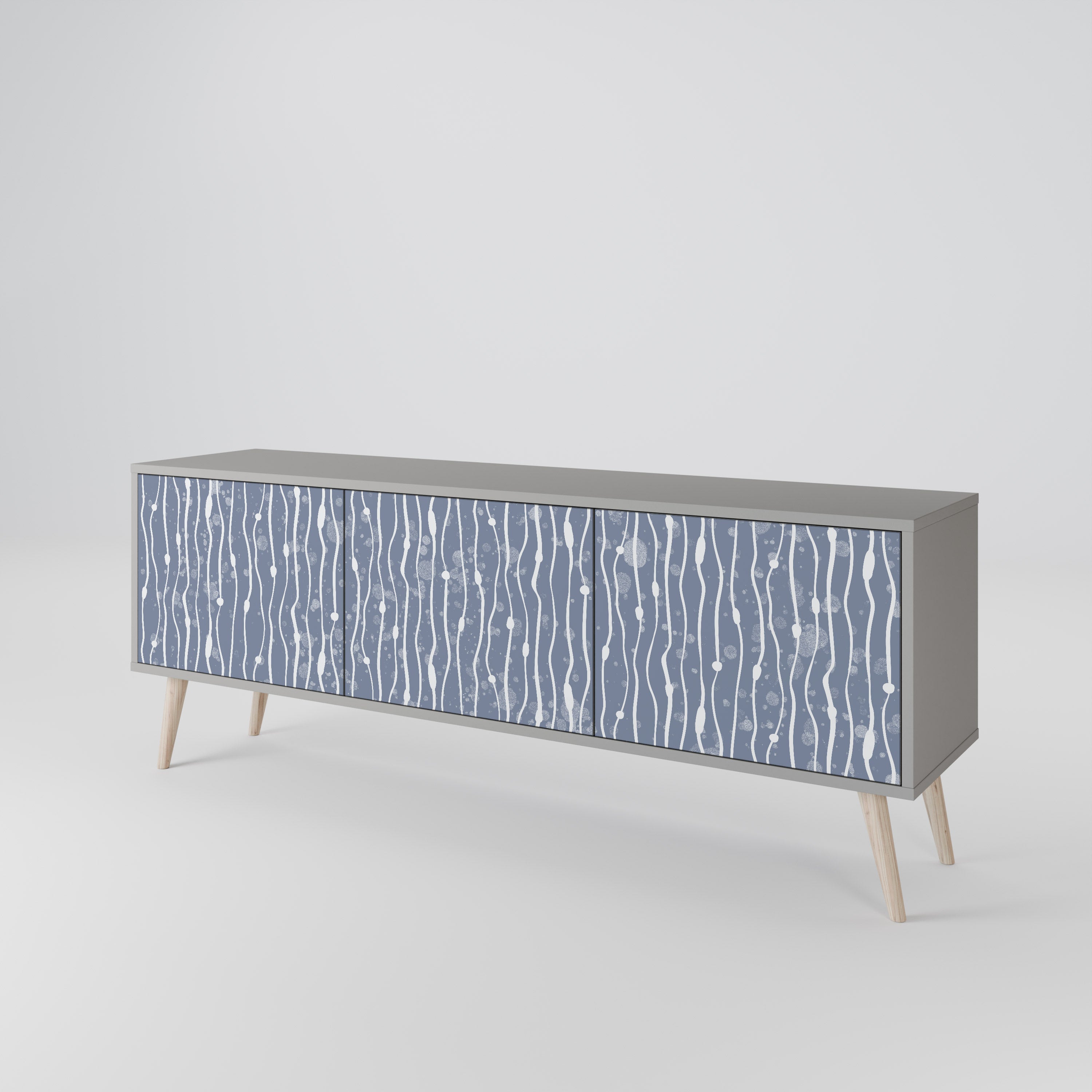 GRAPHITE RAIN Έπιπλο τηλεόρασης 3-θυρών