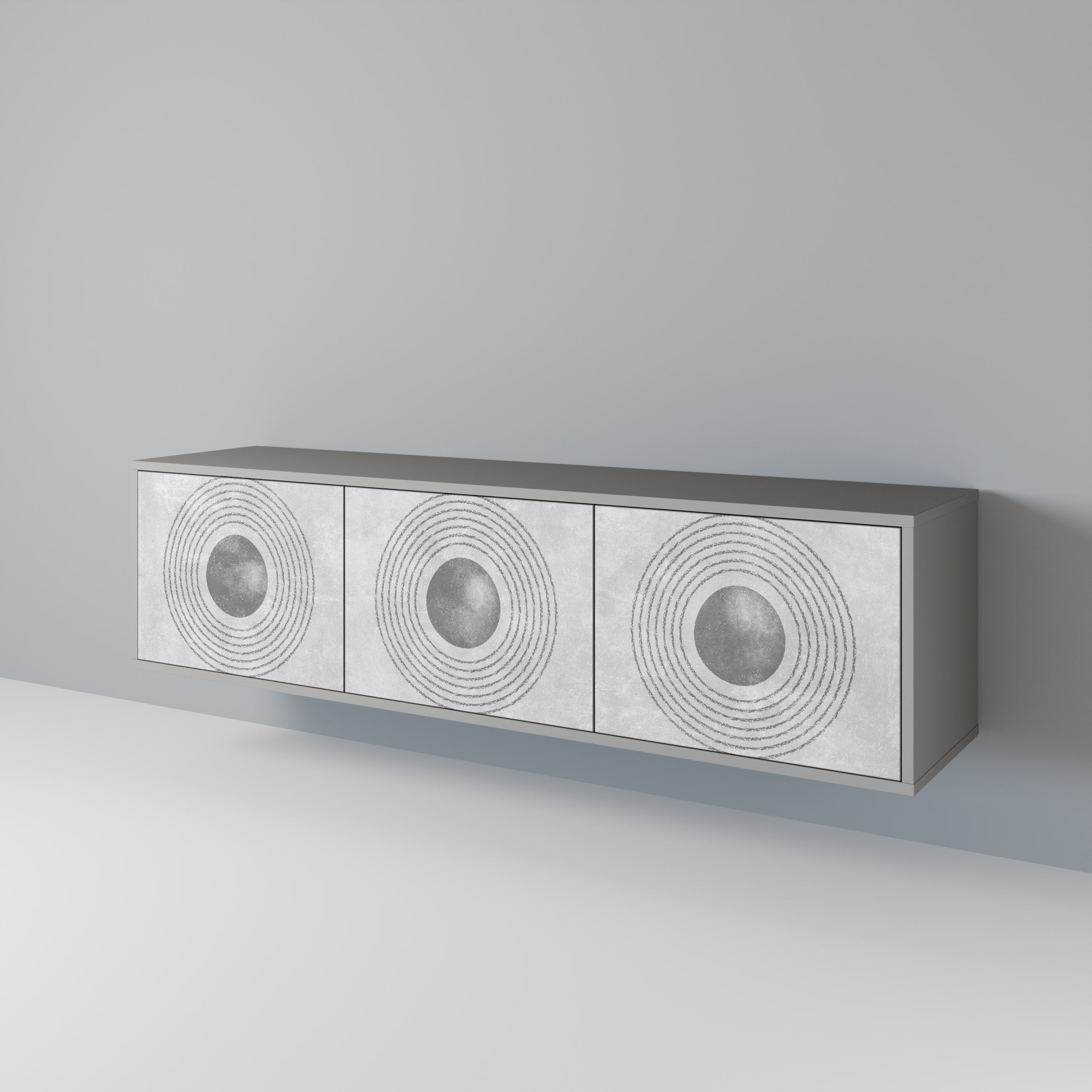 SOLID CIRCLES Έπιπλο τηλεόρασης 3-θυρών