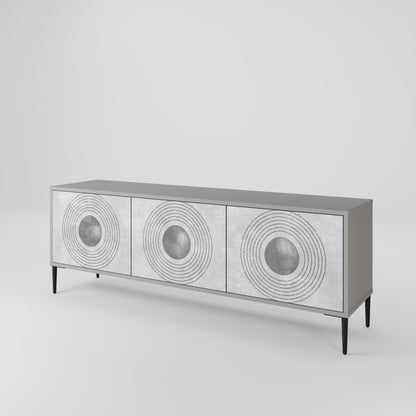 SOLID CIRCLES Έπιπλο τηλεόρασης 3-θυρών