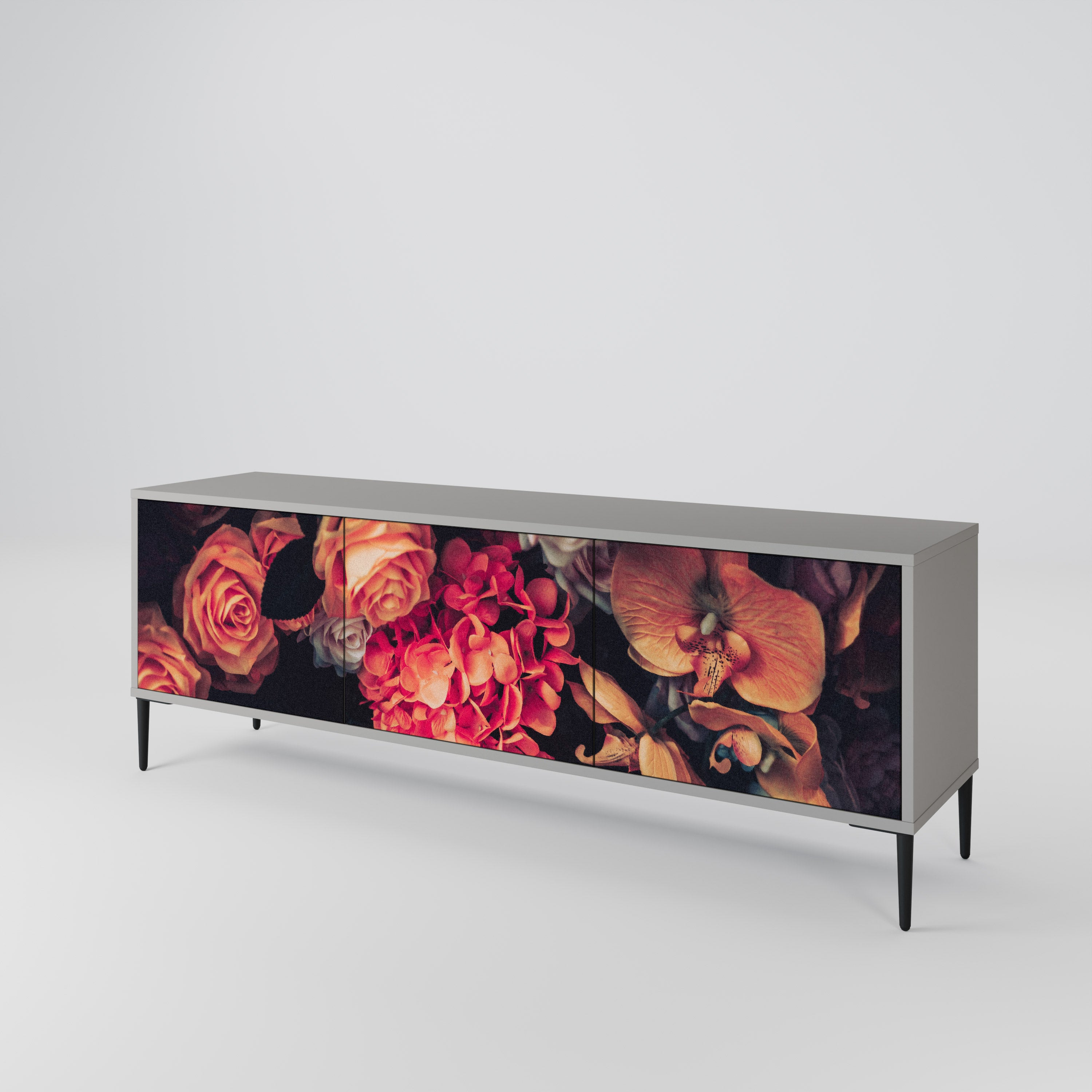 NEVERENDING BLOOM Έπιπλο τηλεόρασης 3-θυρών