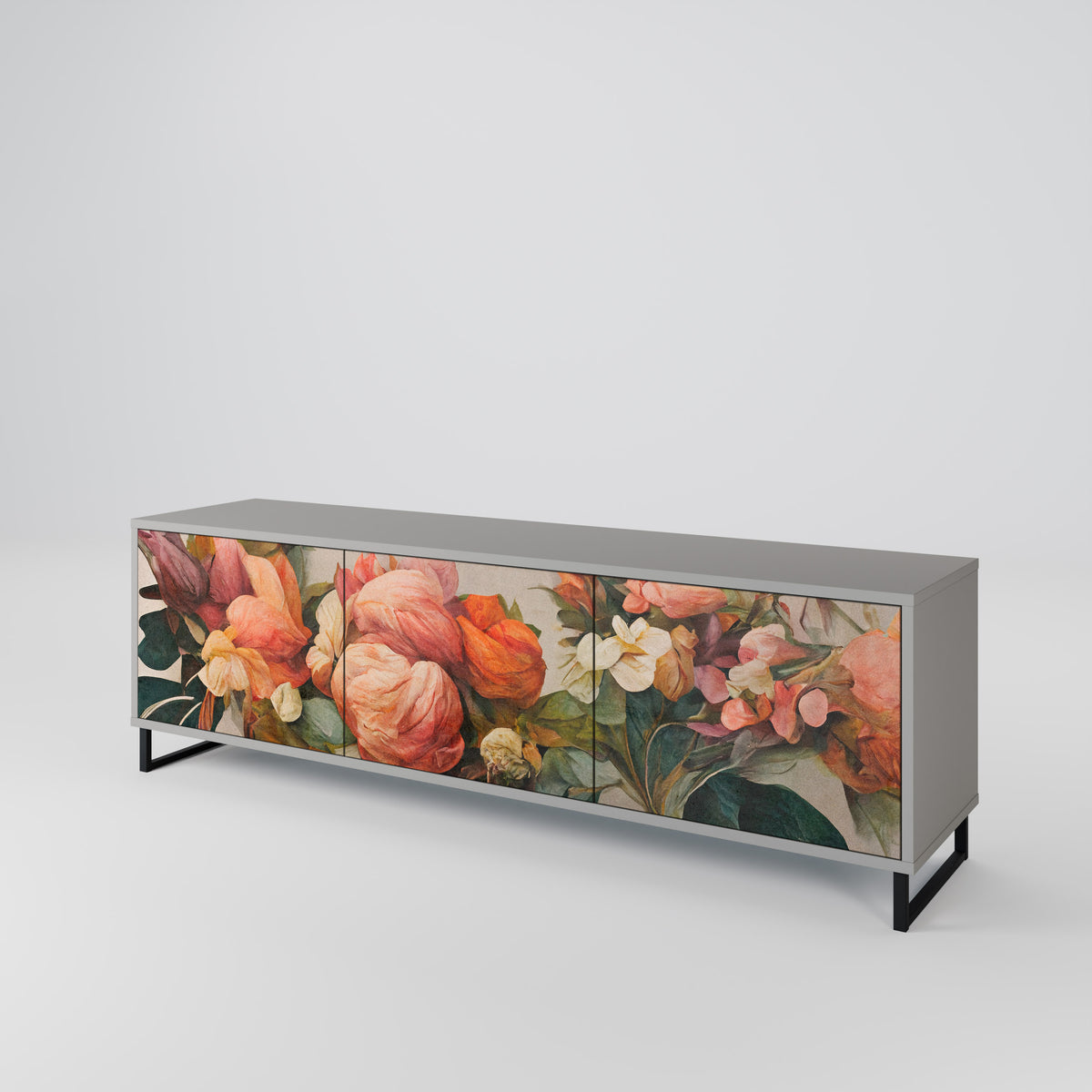 STYLISH BEAUTY Έπιπλο τηλεόρασης 3-θυρών