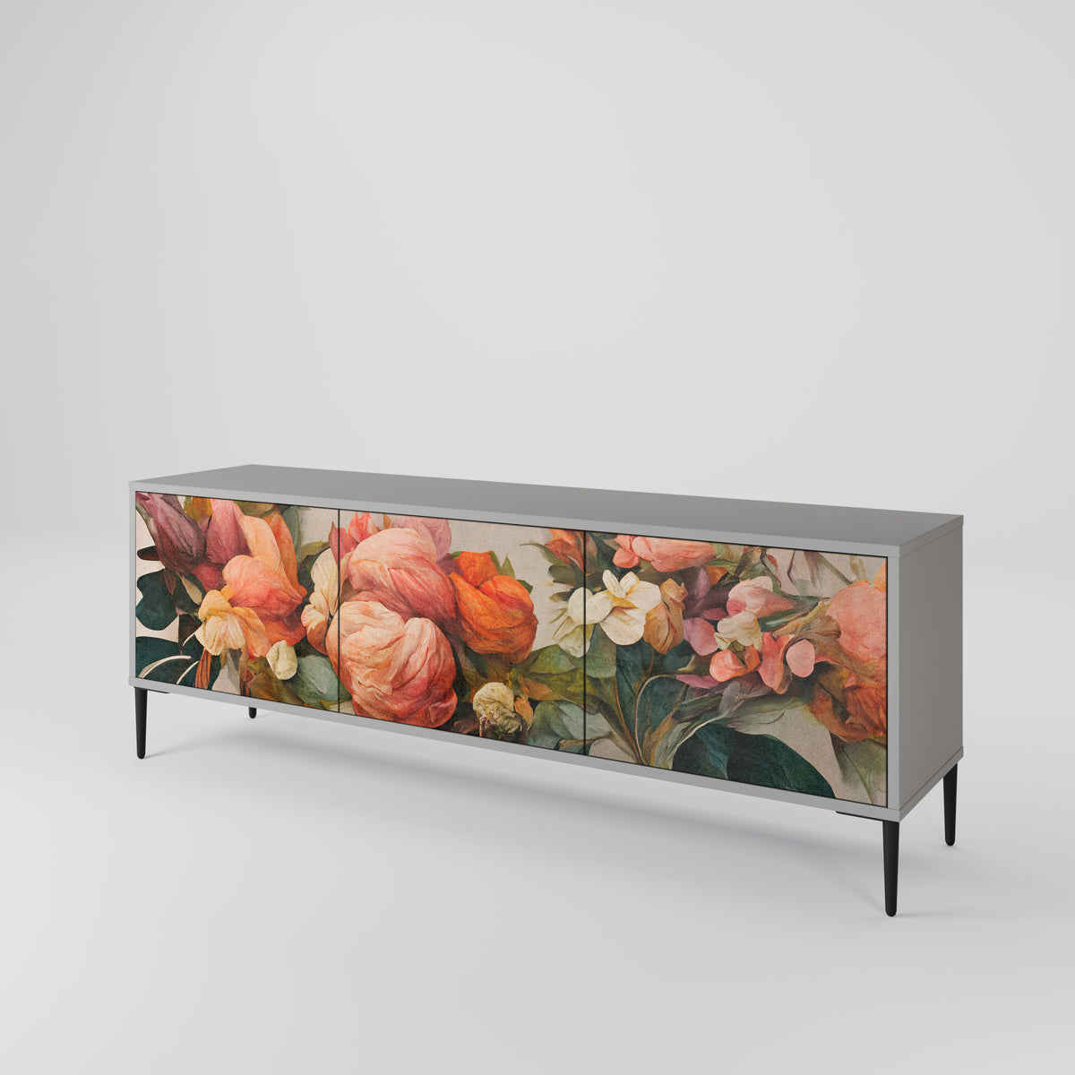 STYLISH BEAUTY Έπιπλο τηλεόρασης 3-θυρών