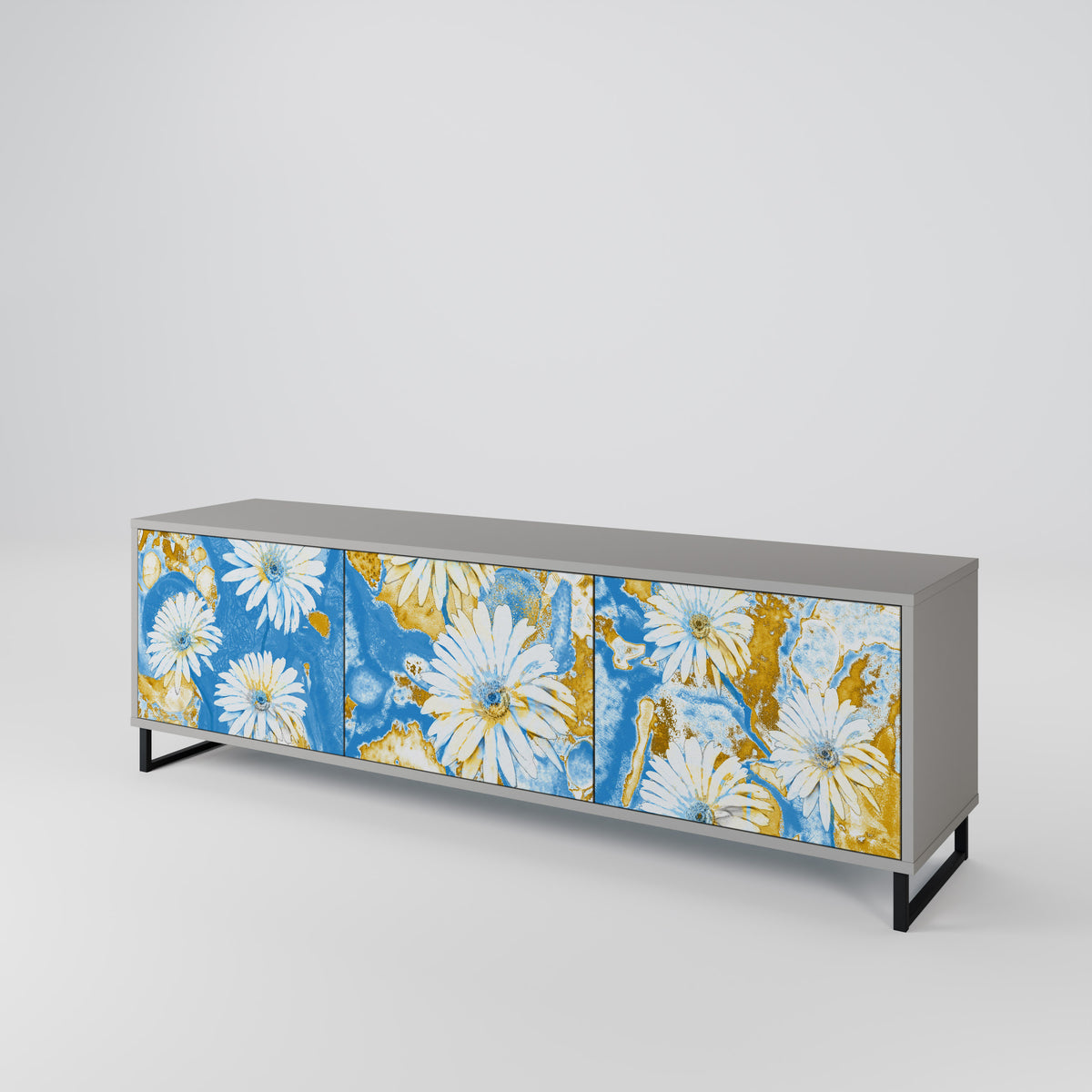 DAISY LUXE Έπιπλο τηλεόρασης 3-θυρών