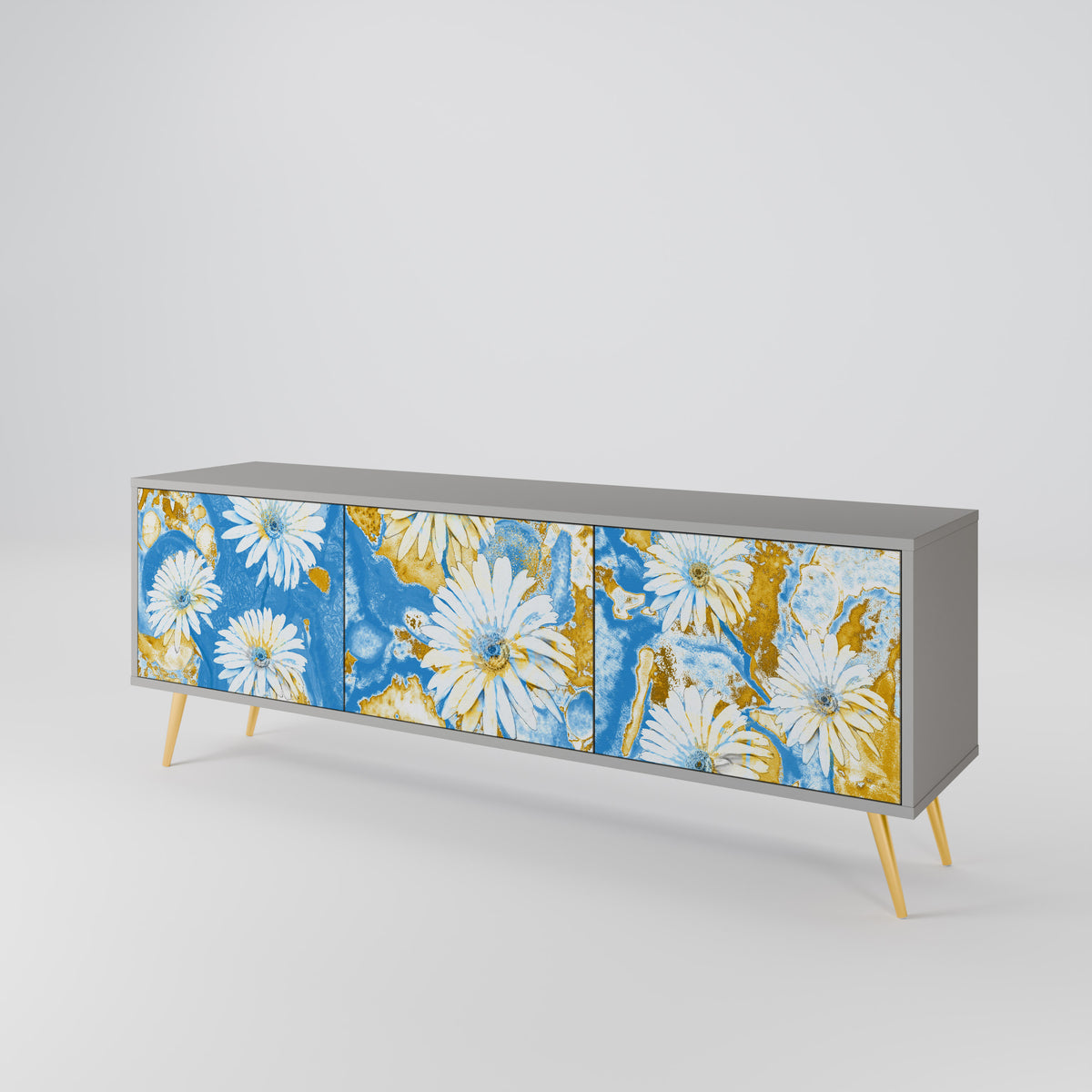 DAISY LUXE Έπιπλο τηλεόρασης 3-θυρών