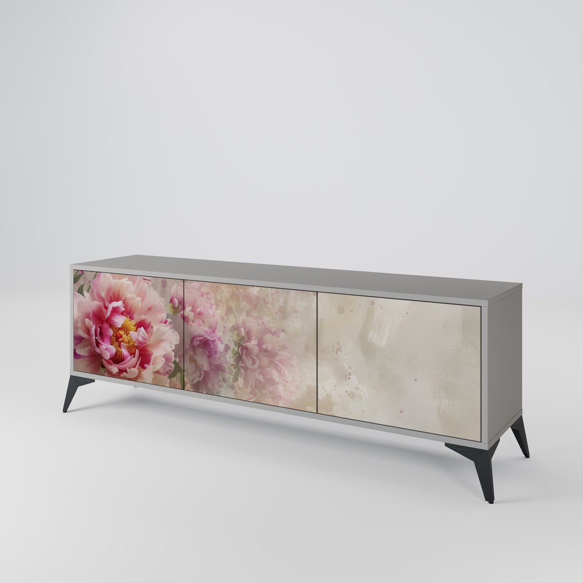 PEONY WHISPER Έπιπλο τηλεόρασης 3-θυρών