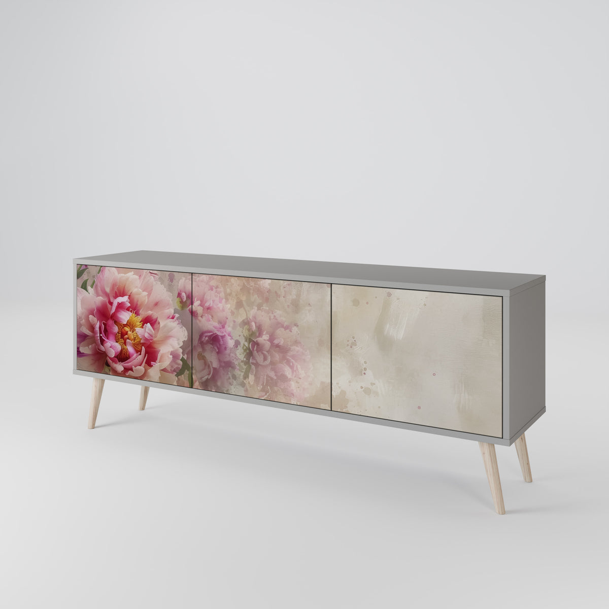 PEONY WHISPER Έπιπλο τηλεόρασης 3-θυρών
