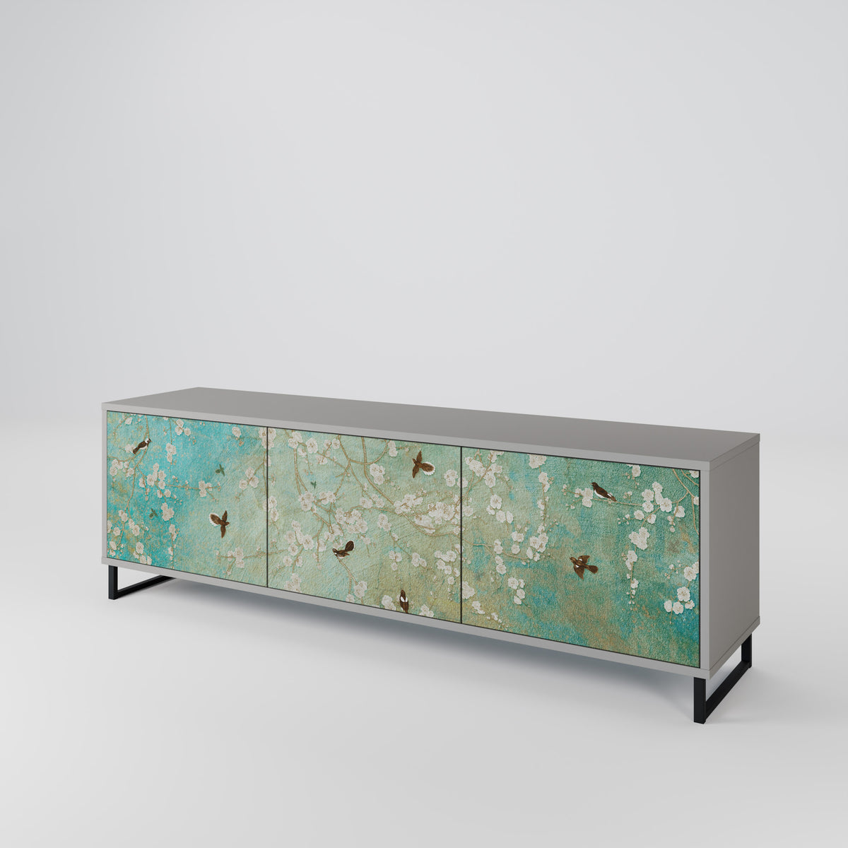 BLOOMING CHARM Έπιπλο τηλεόρασης 3-θυρών