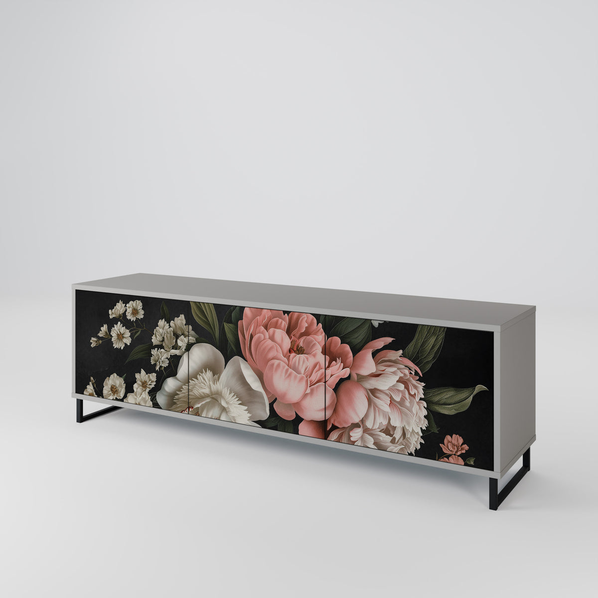 LUSH ELEGANCE Έπιπλο τηλεόρασης 3-θυρών