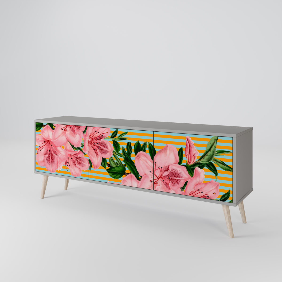 FRAGILE BEAUTY Έπιπλο τηλεόρασης 3-θυρών