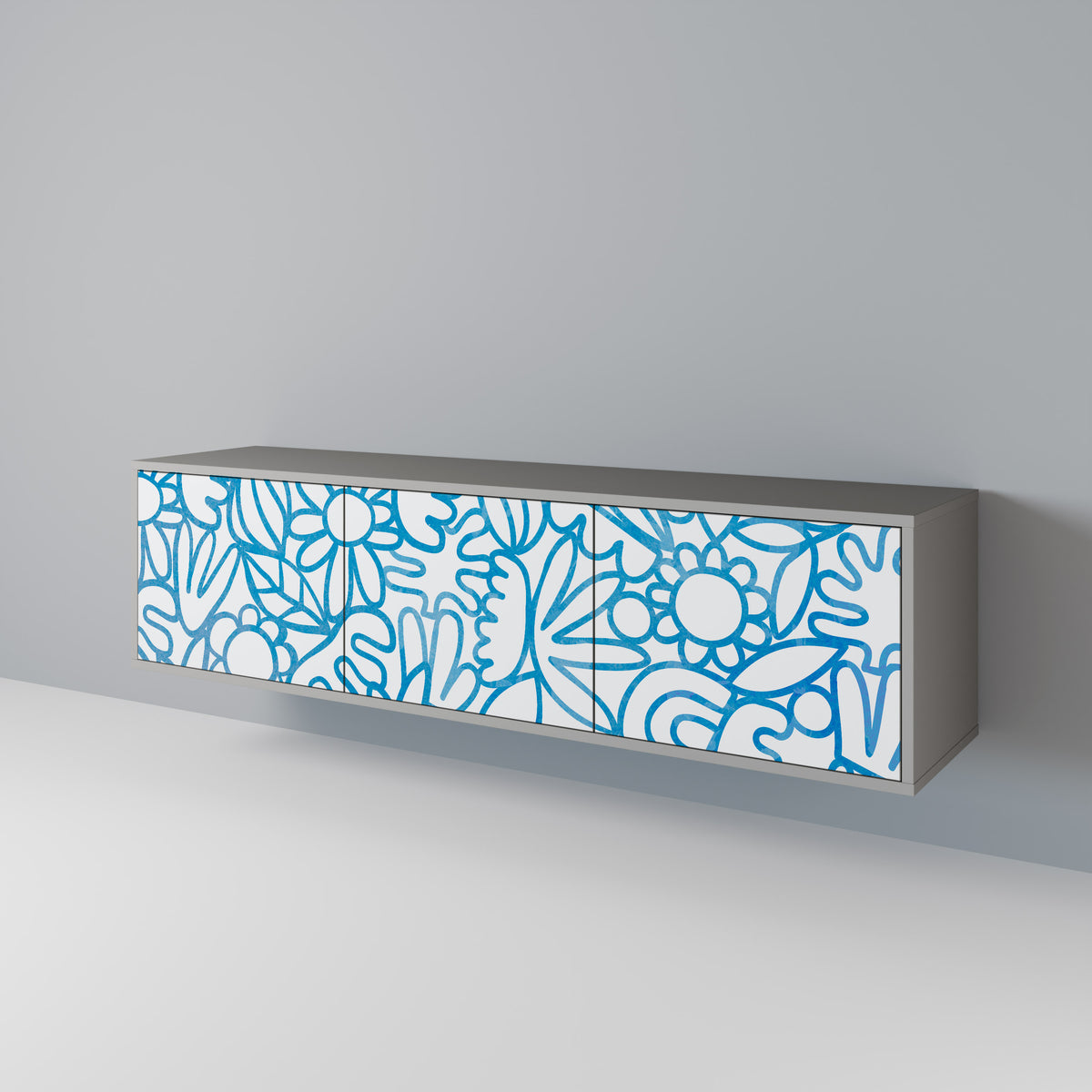 BLOOMY MORNING Έπιπλο τηλεόρασης 3-θυρών